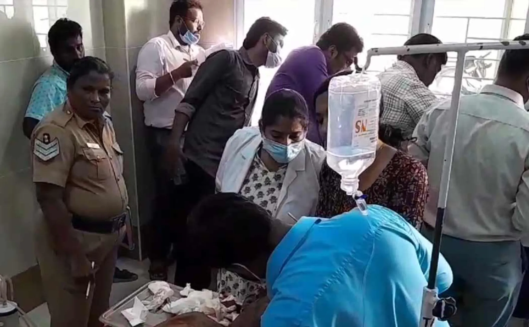 incident and beaten on DMK leader in Kallakurichi
