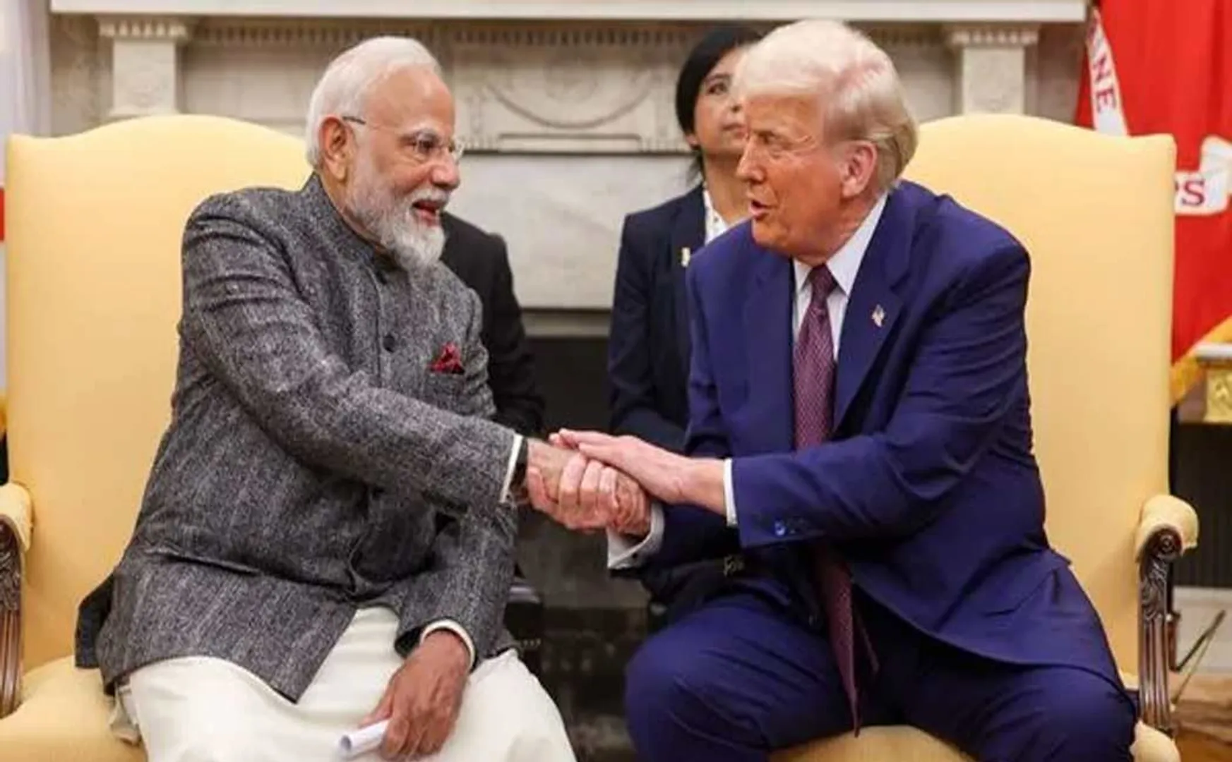  Donald Trump says India is doing is unfair before meeting Prime Minister Modi 