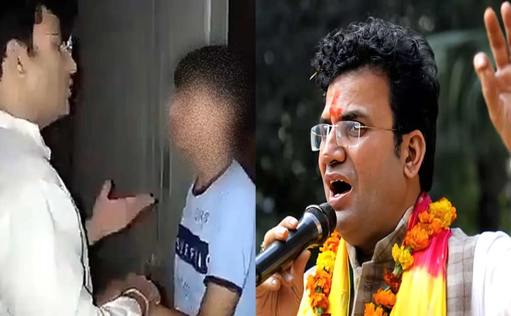 delhi BJP MLA threatens boy and released video