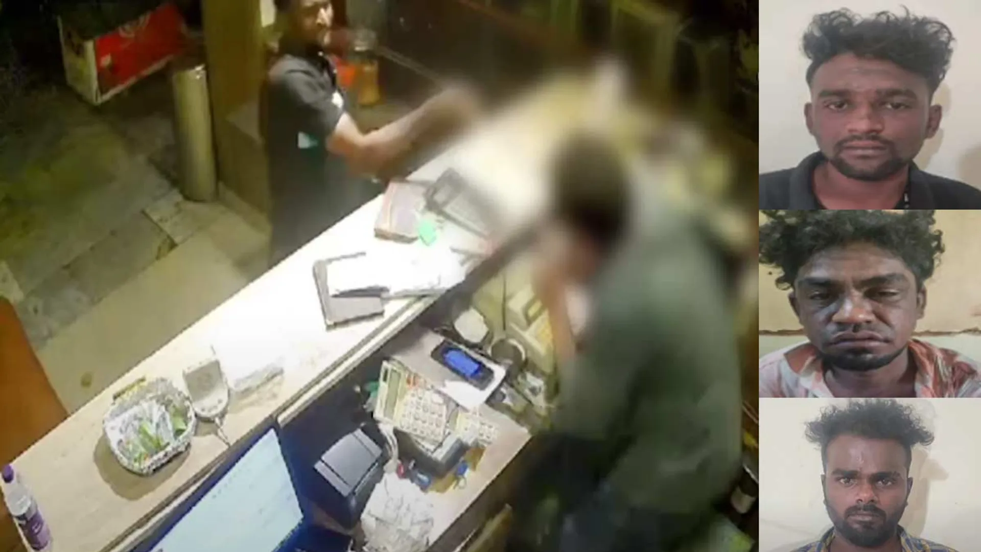 Attacks on various shops overnight; three arrested