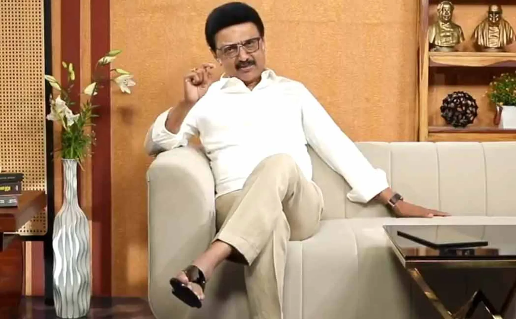 CM mk stalin criticism The voice of EPS is just a dubbing voice for BJP 