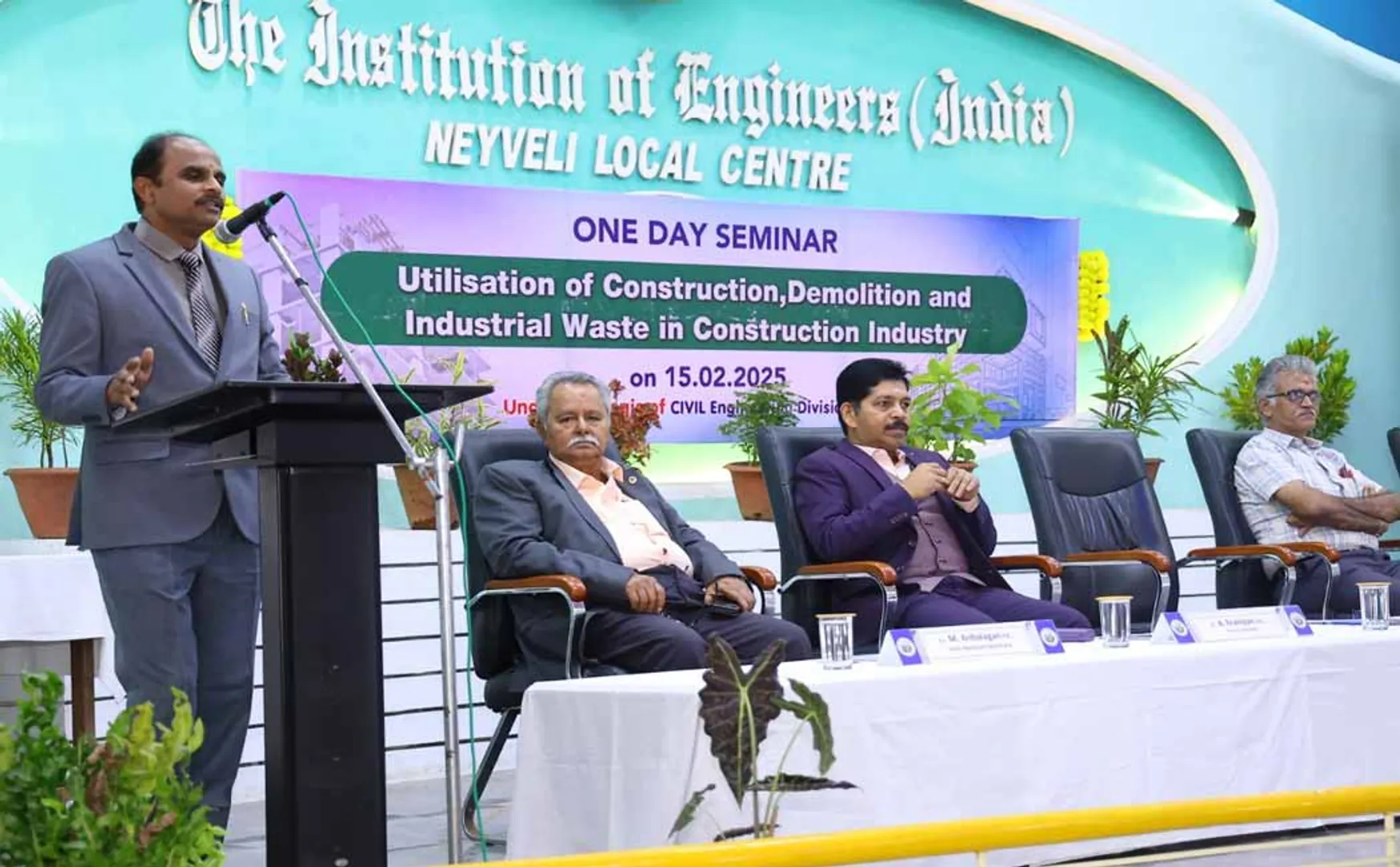 NLC Power Department Director's speech at neyveli