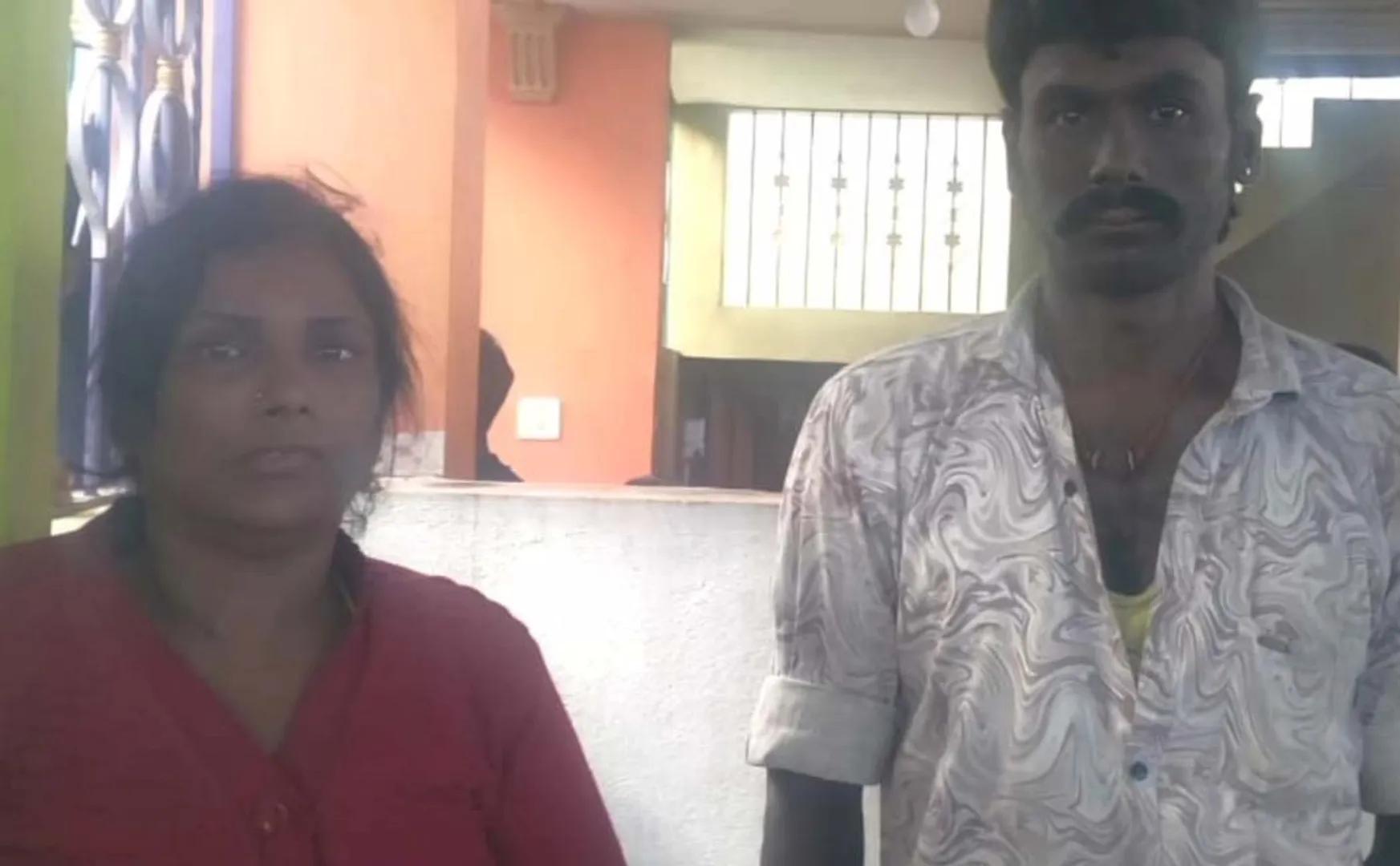 Goat theft in auto; Husband and wife caught red-handed!
