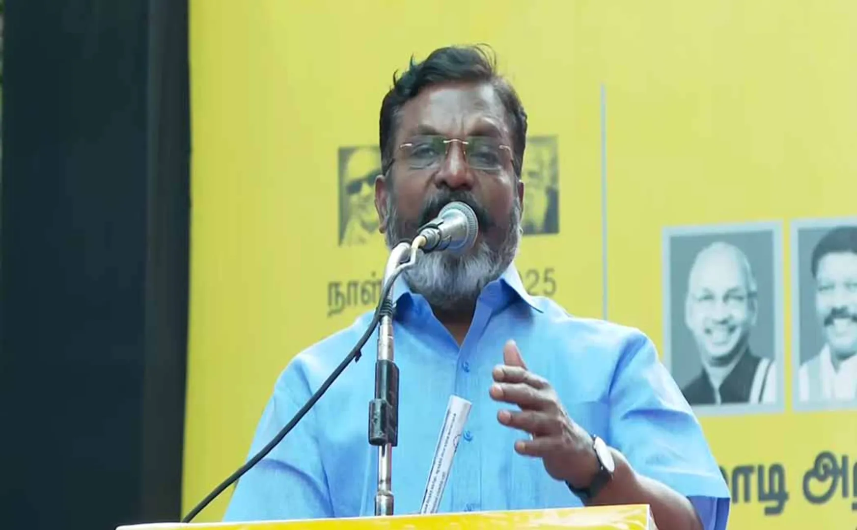 Thirumavalavan condemns union Bjp government for new education policy