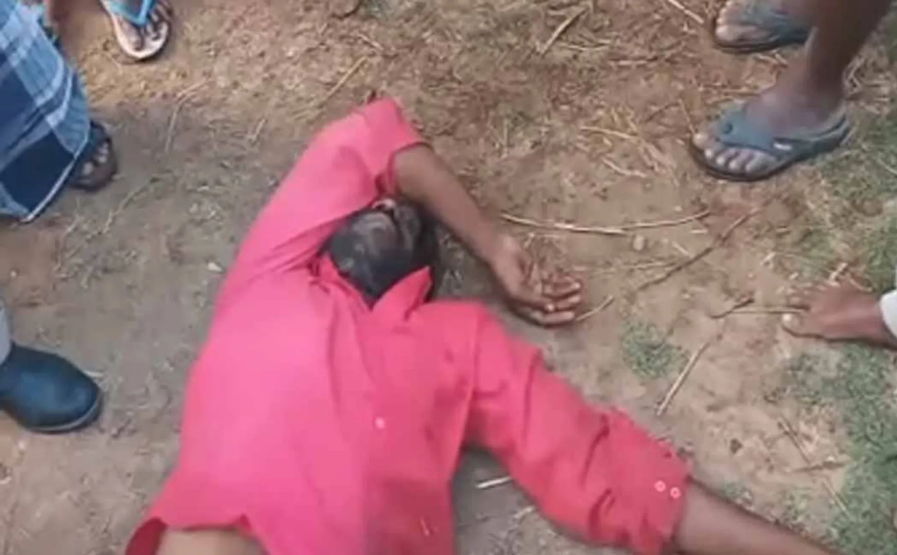 A man hit his wife and children and staged a drama in Salem