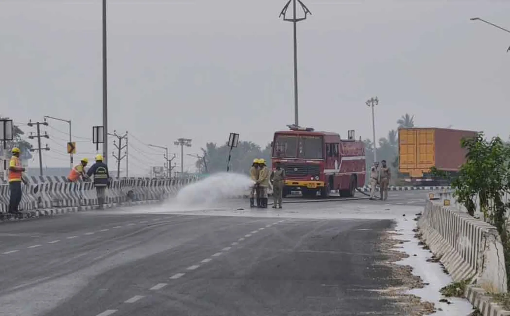 People were scared because five thousand liters of diesel ran on road 