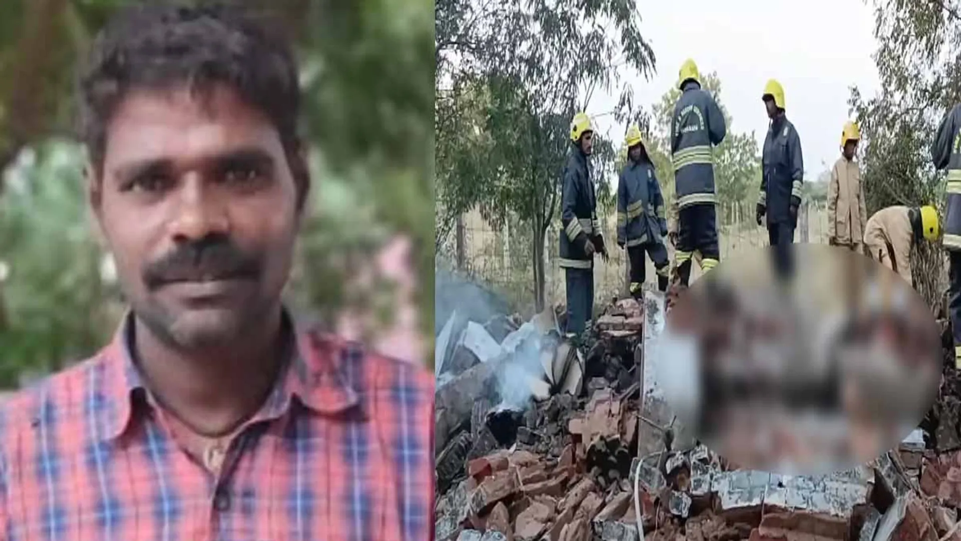  Explosion at fireworks factory - one lose their live 