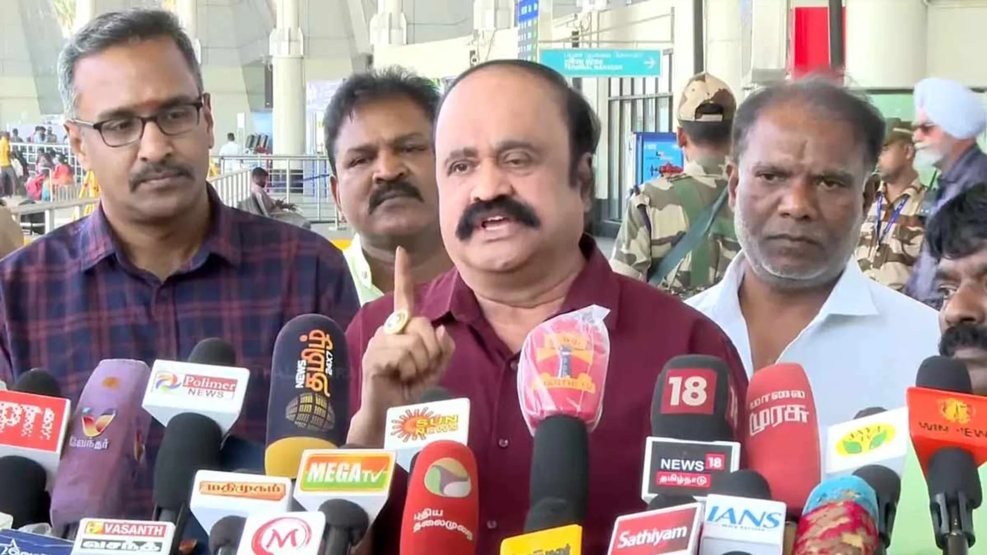 'Is OPSJayakumar a mosquito?; Ready to fight against Hindi imposition' - Pugazhendi's response