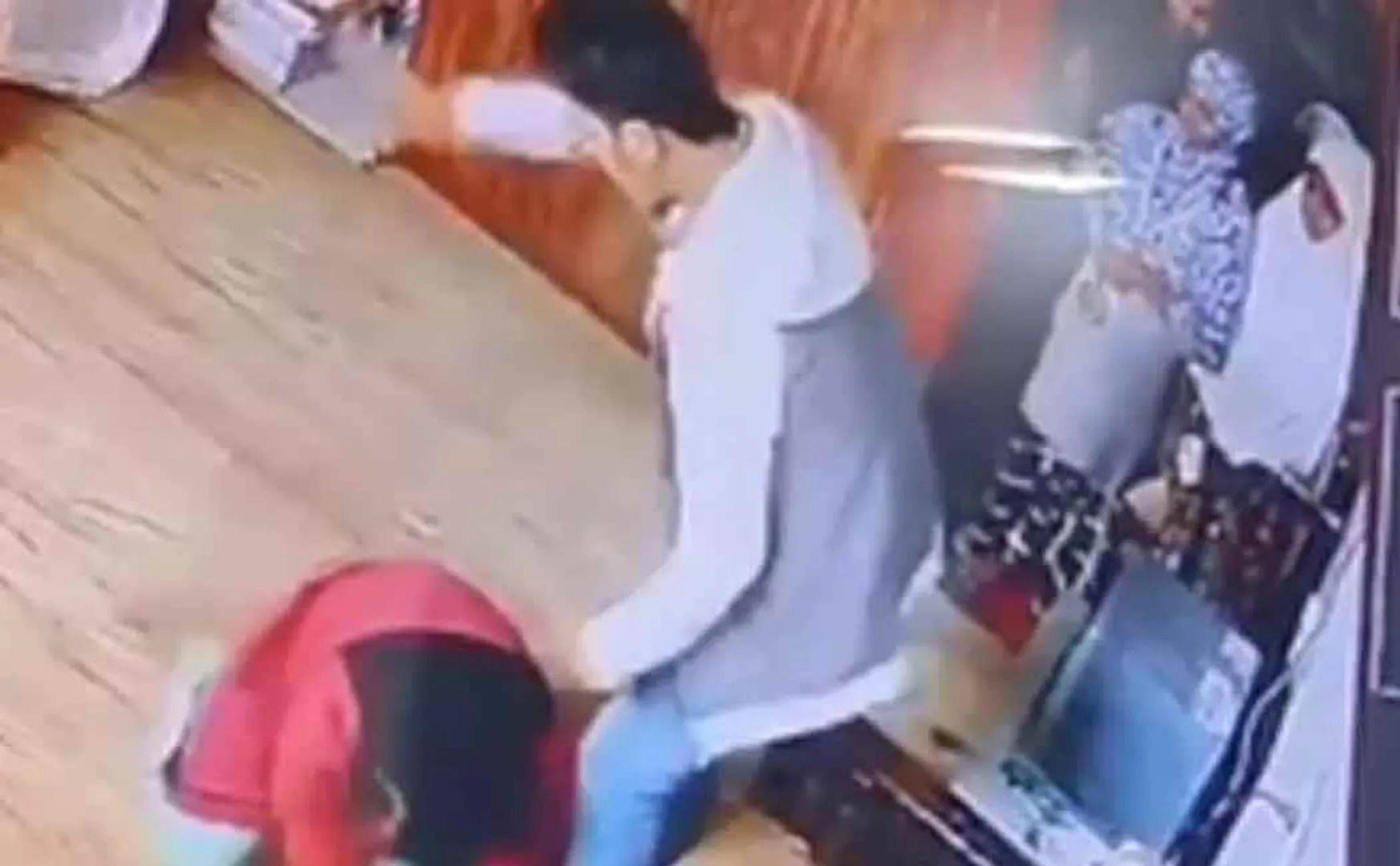 A madrasa school girl was hit by her incharge in karnataka