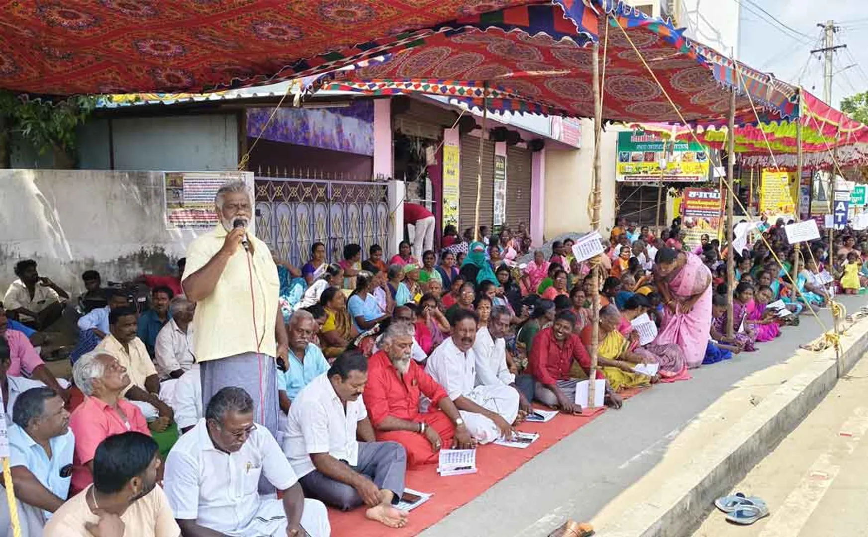 Public struggle against merging Panchayat  Chidambaram Municipality