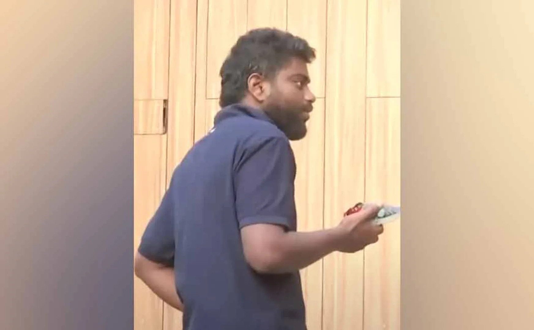 Shoes thrown at TVK leader Vijay house