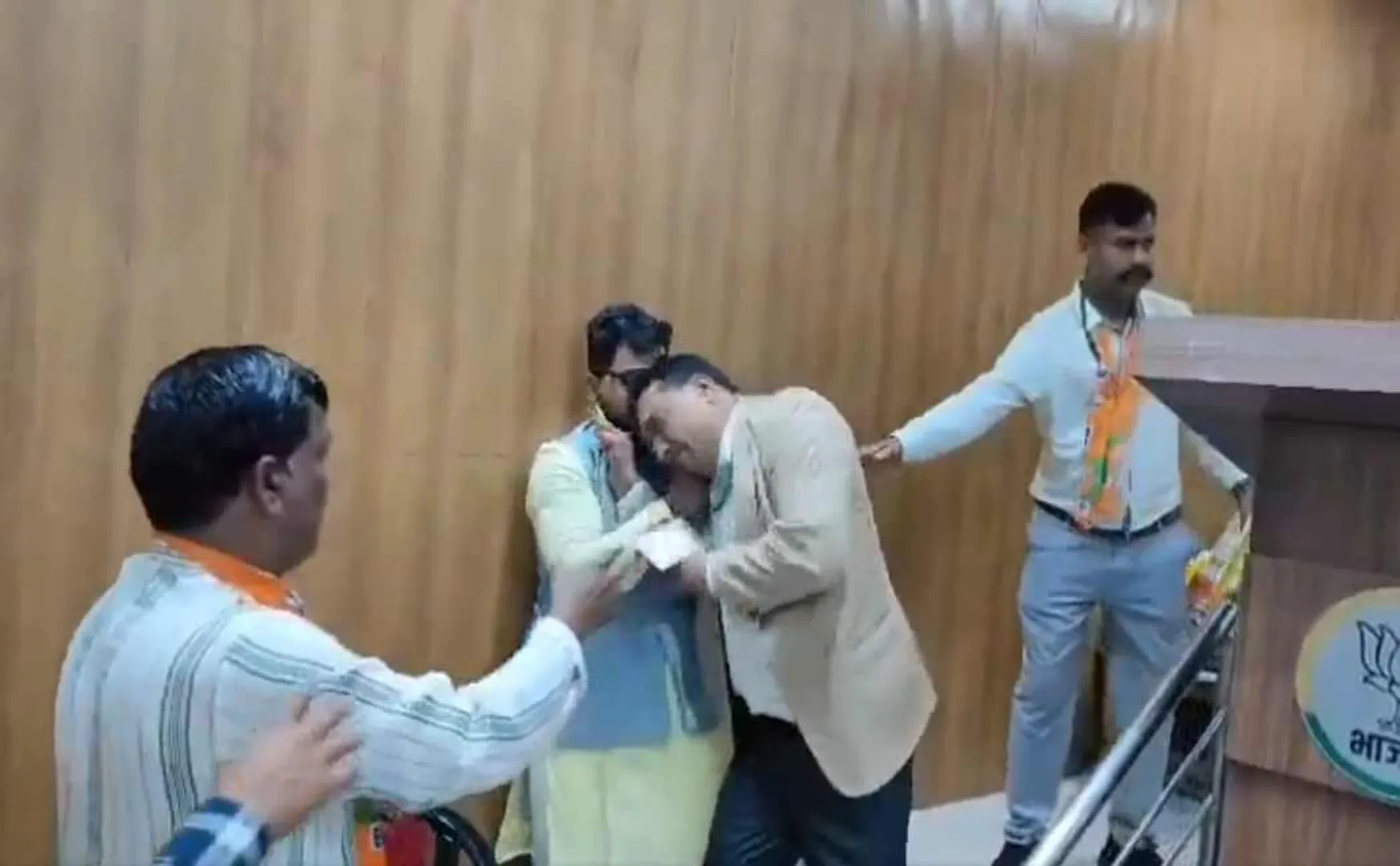The BJP state president was involved in a conflict with the executives in rajasthan