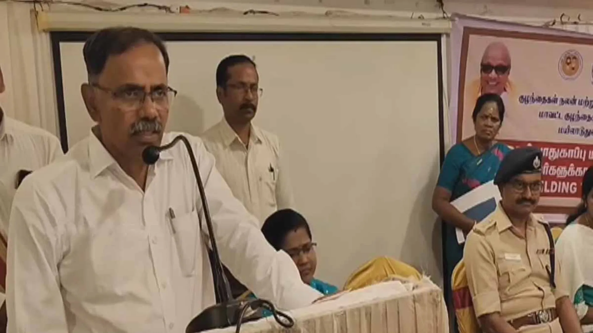 'Controversial speech'-Mayiladuthurai District Collector changed