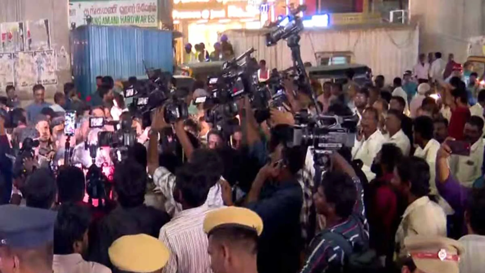 Naam Tamilar Party members block road