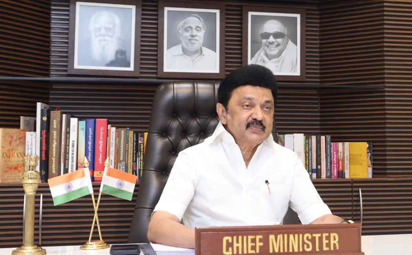 CM mk stalin says We will not give room to Hindi-Sanskrit dominance
