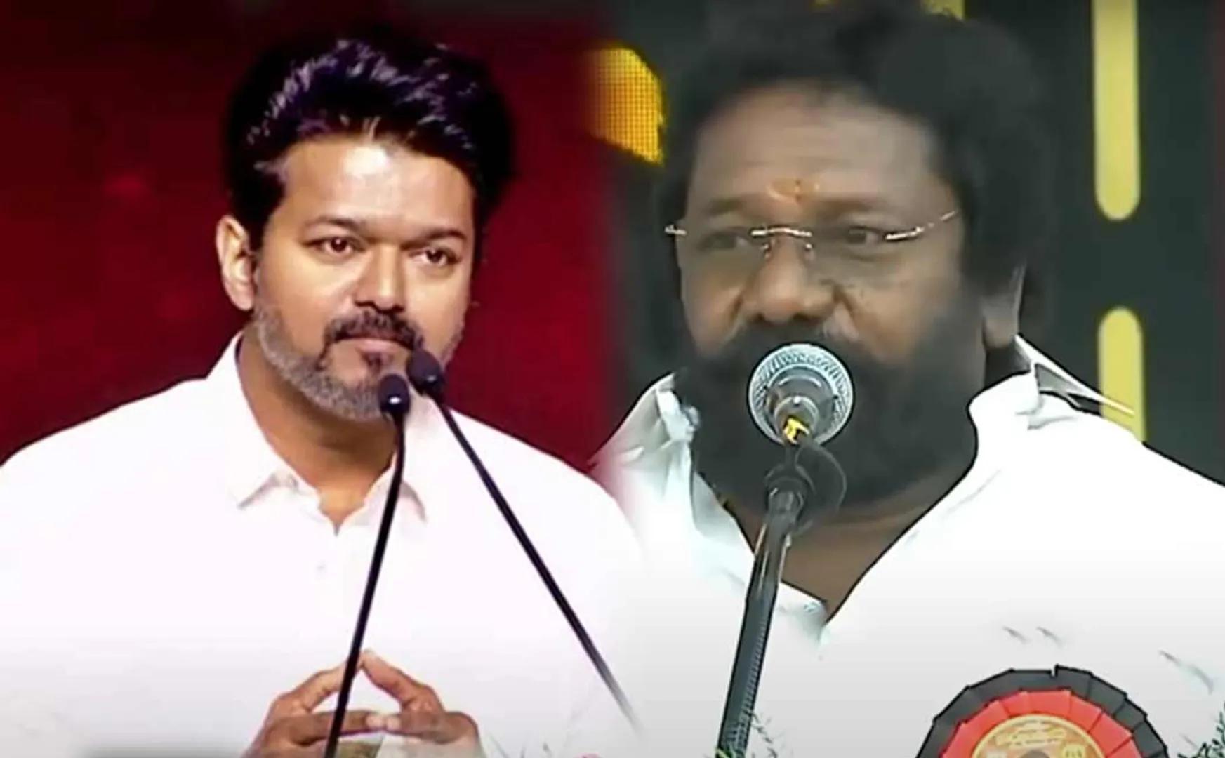 Karunas criticized tvk cheif Vijay as mercury