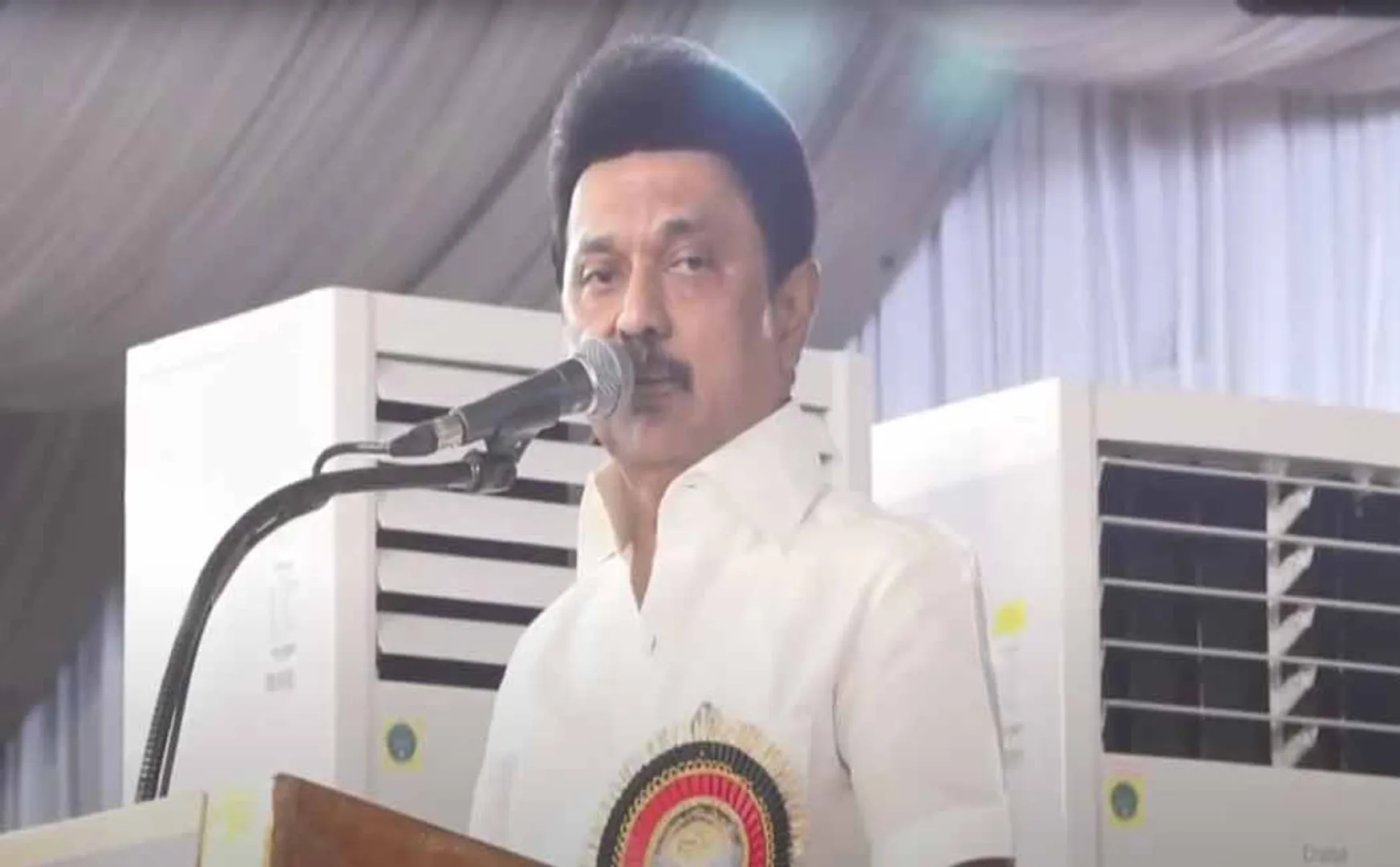 CM MK Stalin statement I will protect mother Tamil
