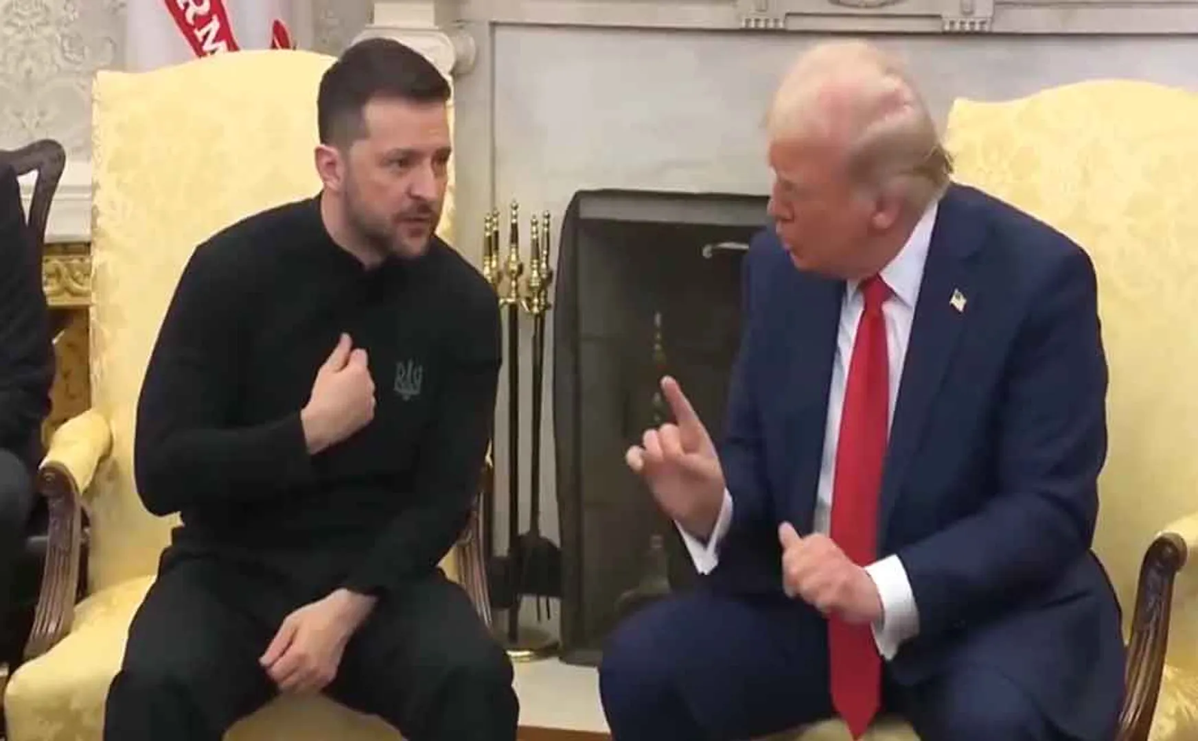 Zelensky Trump argument in White House 