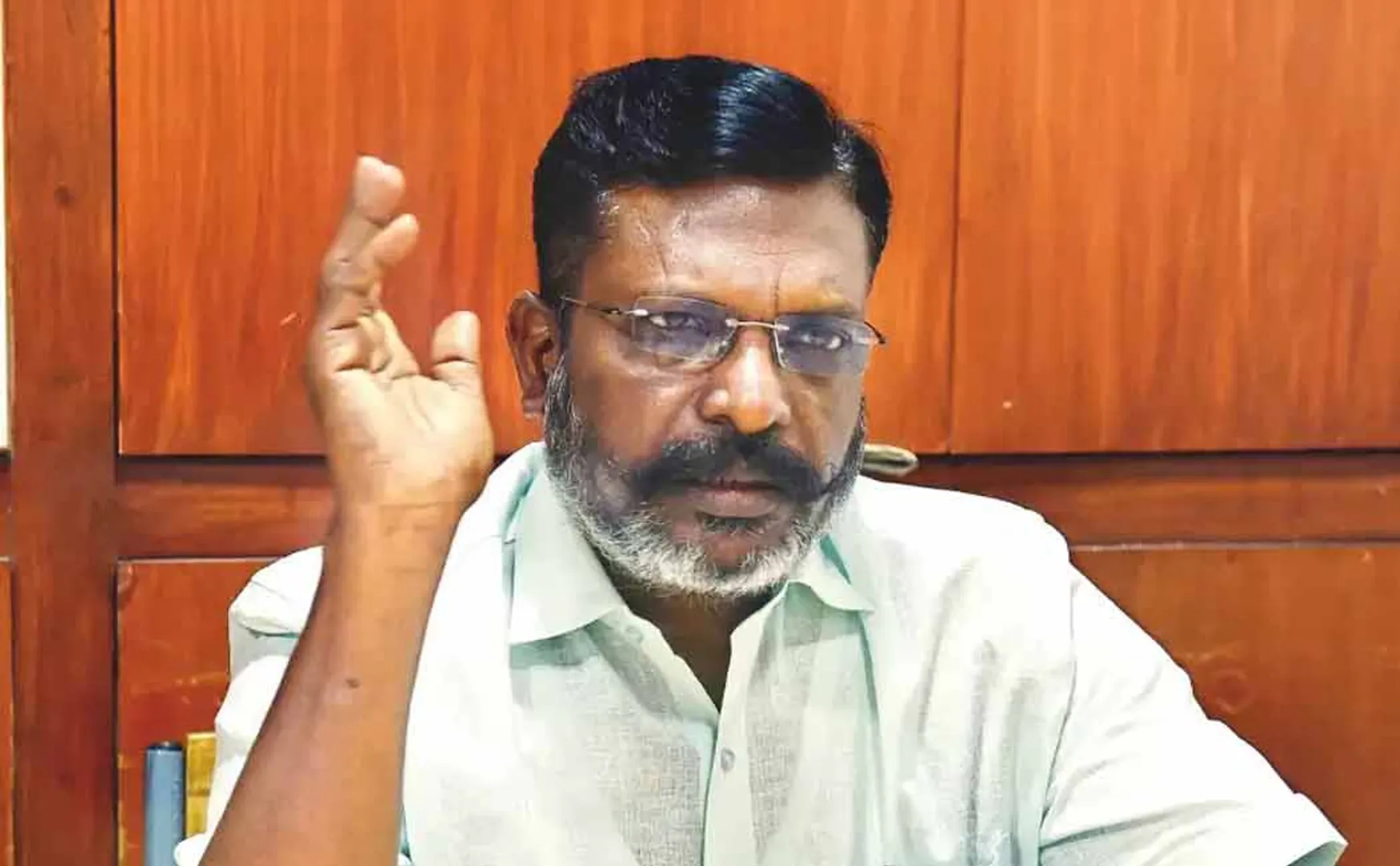 Thirumavalavan Even with 4 MLAs 2 MPs, we couldn even hoist the vck flag 