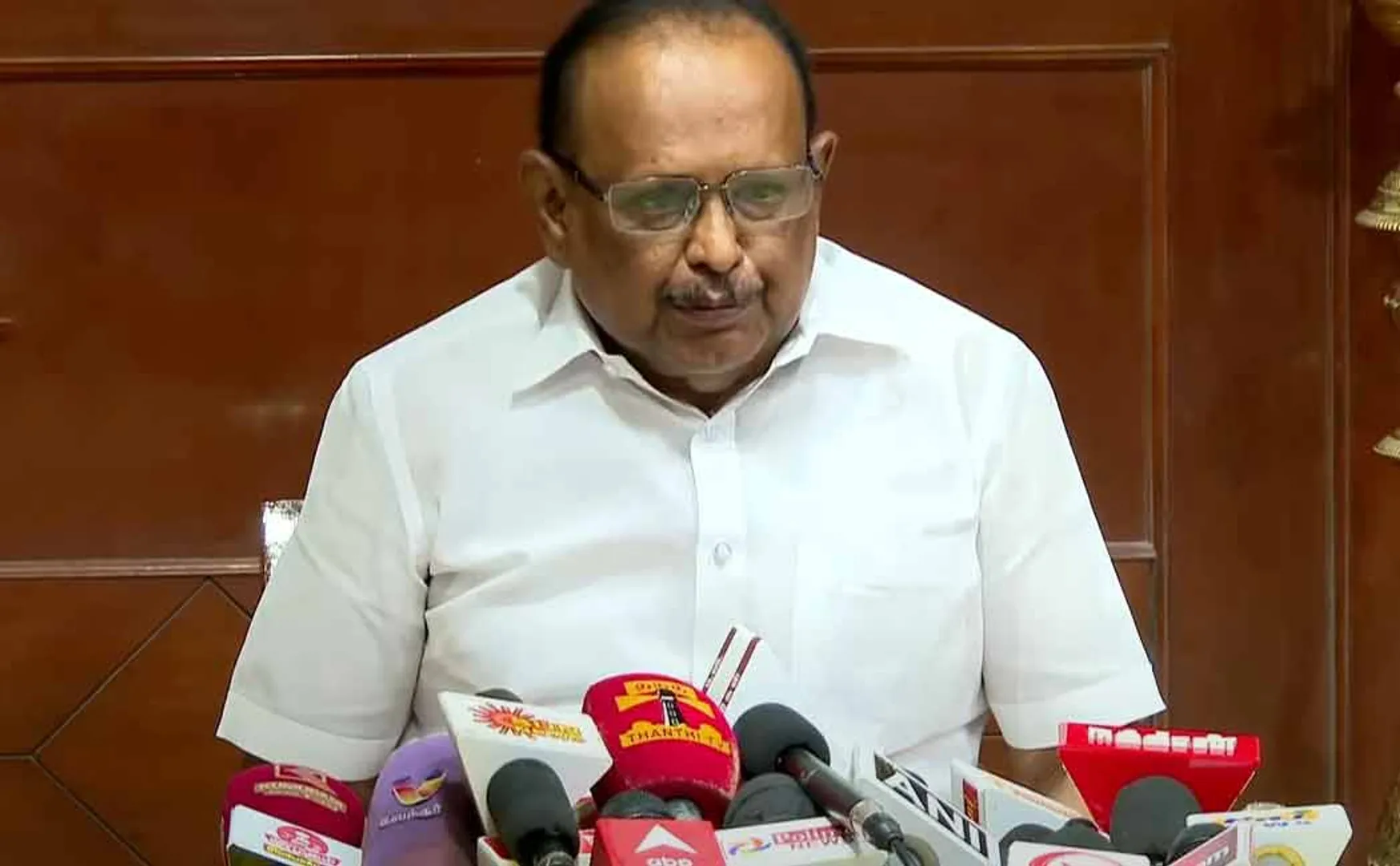 Minister Regupathy says Stop telling stories about Katchatheevu Governor 