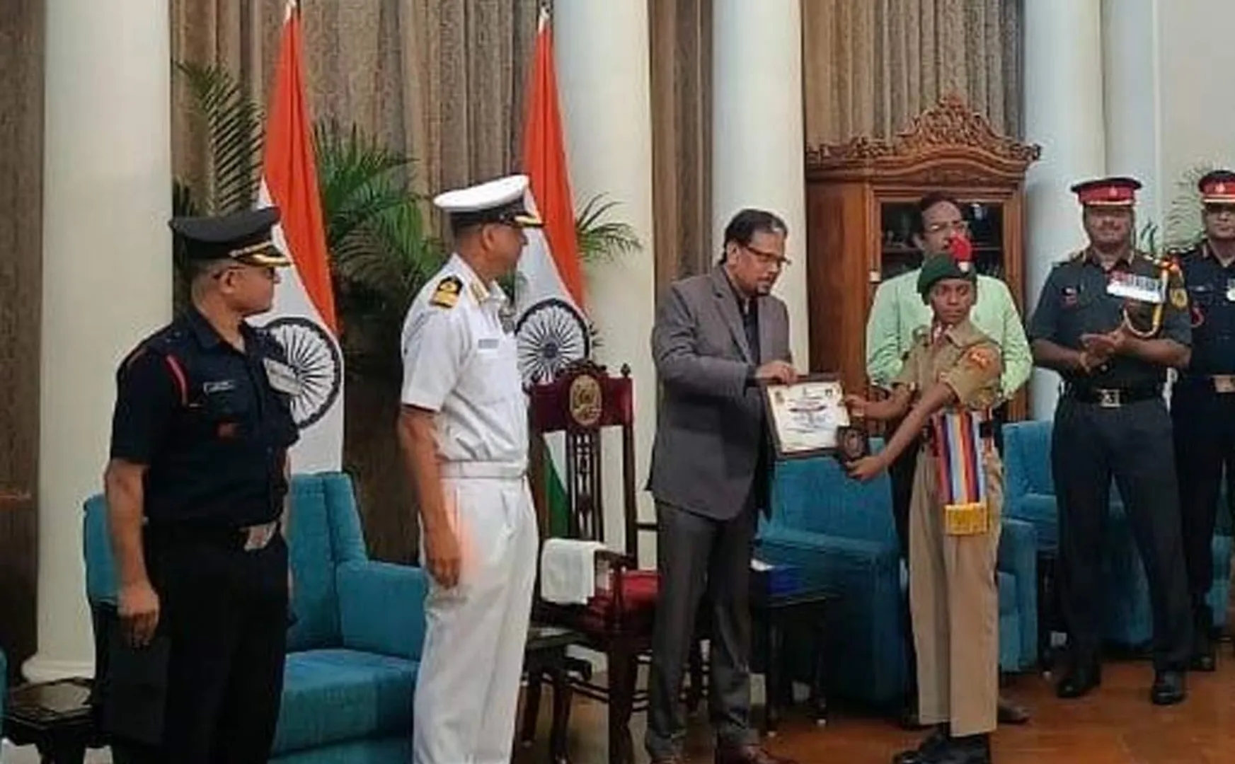 Governor praises NCC students for their achievements at various levels