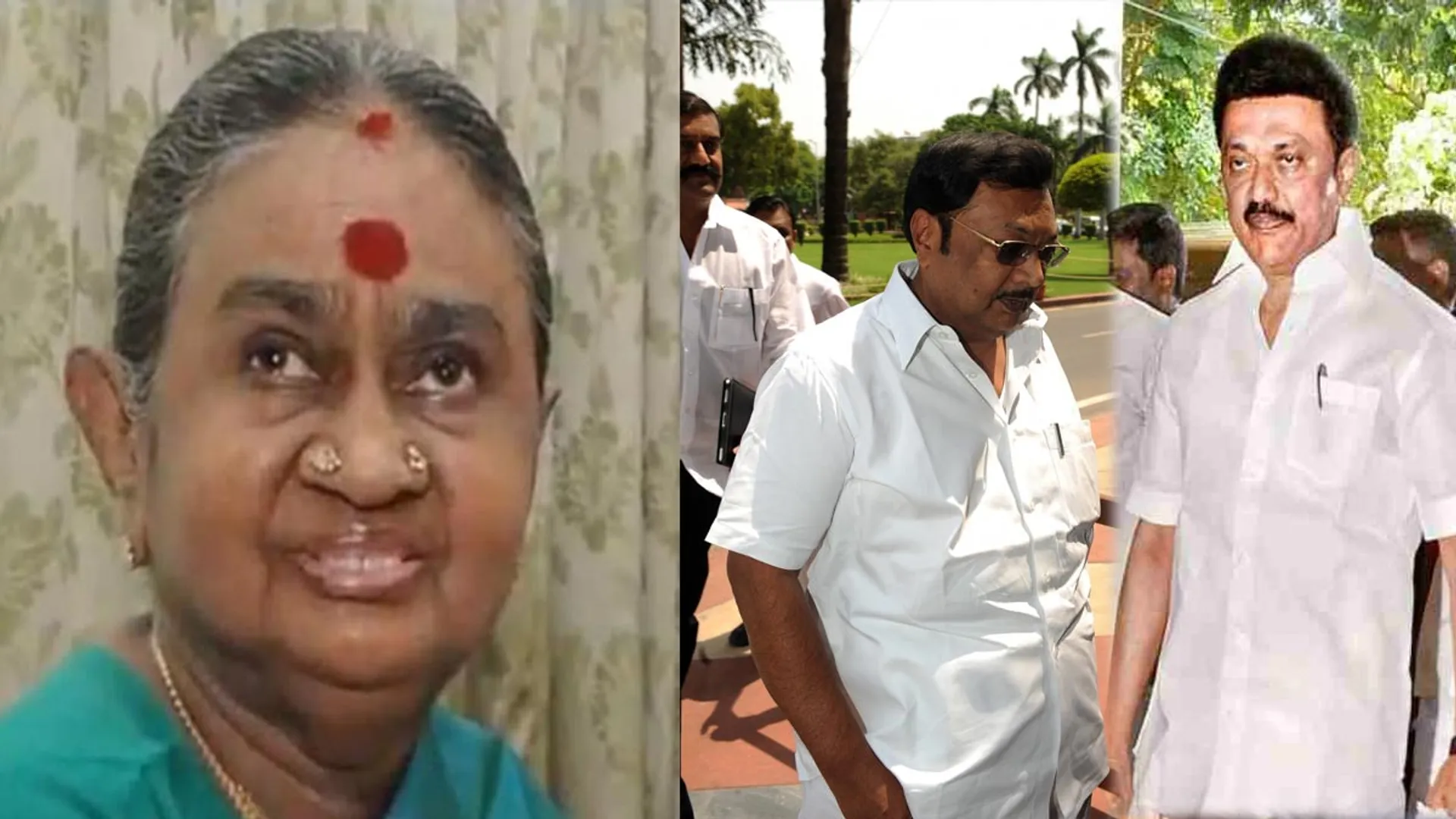 Dayalu Ammal admitted to hospital; M.K. Azhagiri, Chief Minister visit