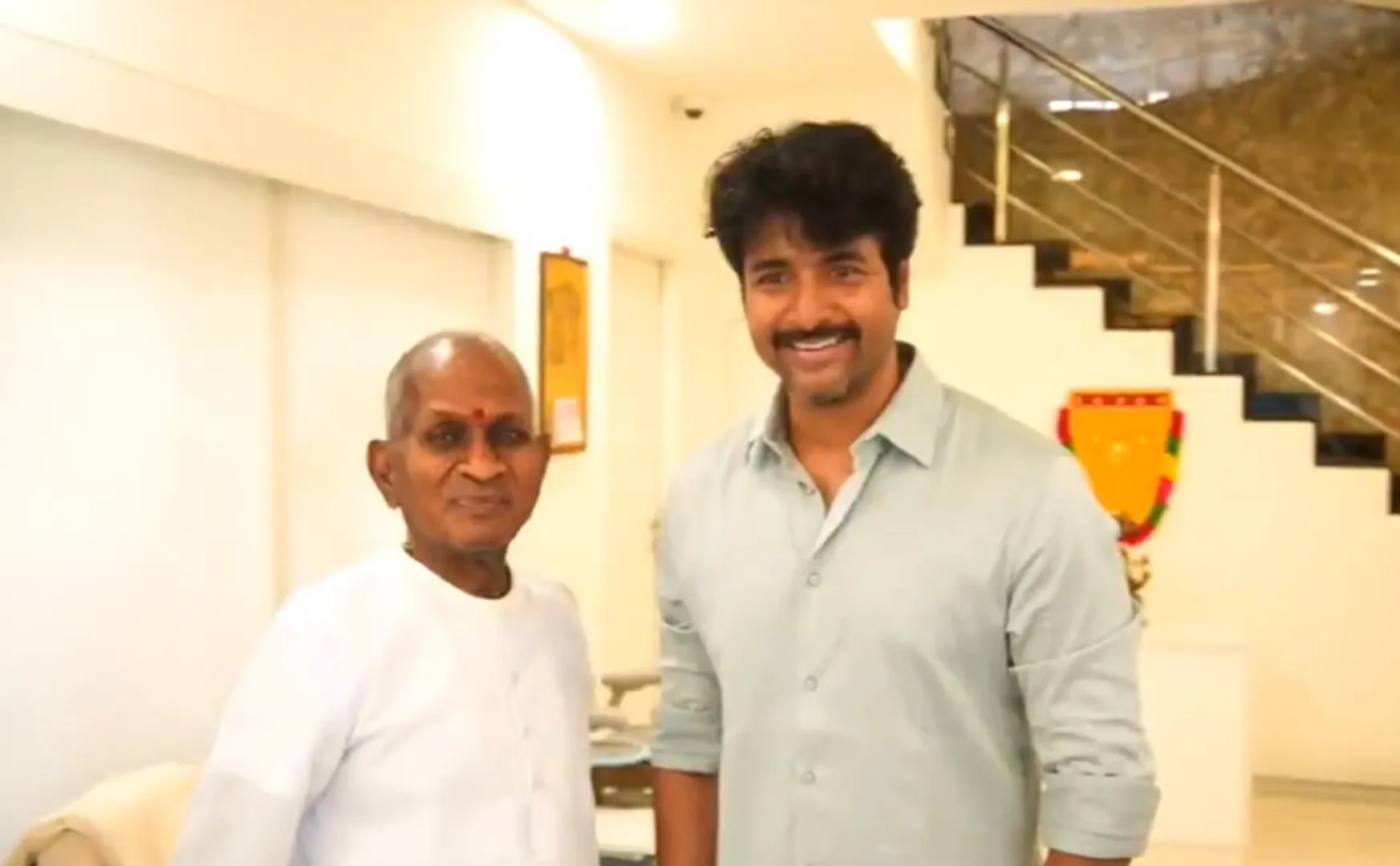 sivakarthikeyan wishes ilaiyaraajaa regards his symphony live concert
