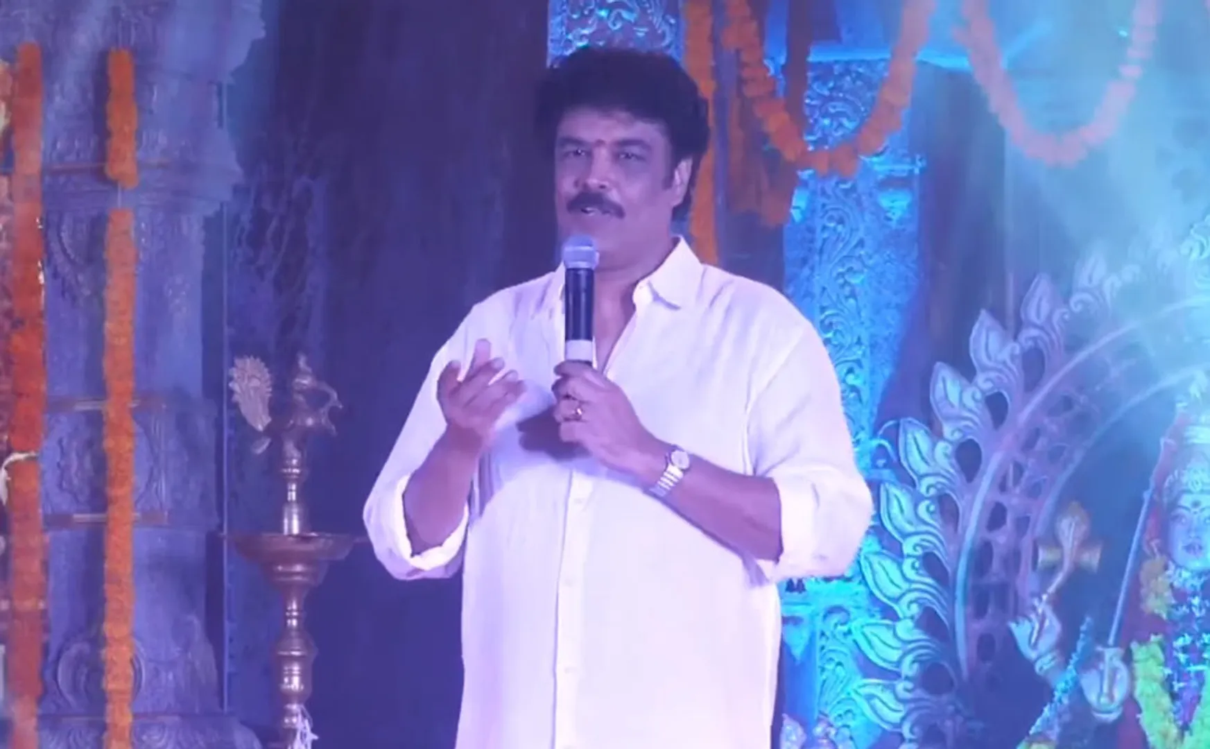 sundar c speech in mookuthi amman 2 pooja 