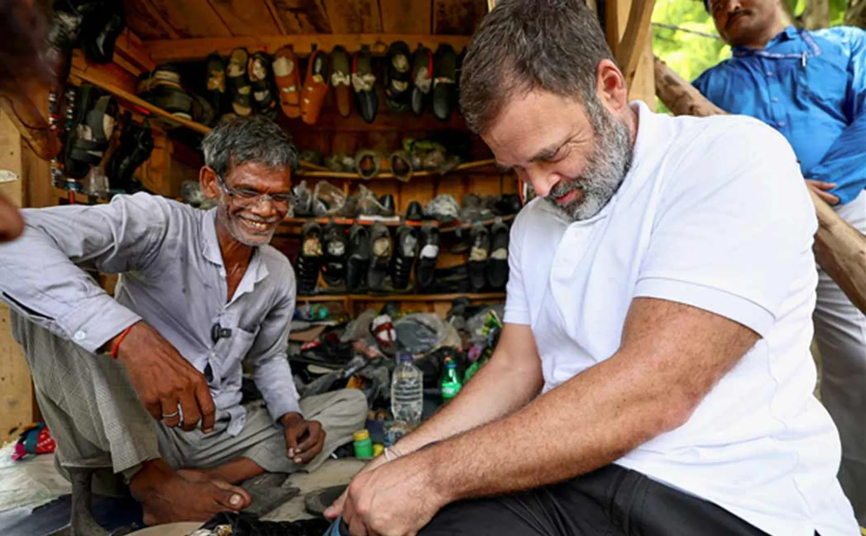 Shoemaker become entrepreneur with Rahul Gandhi's help