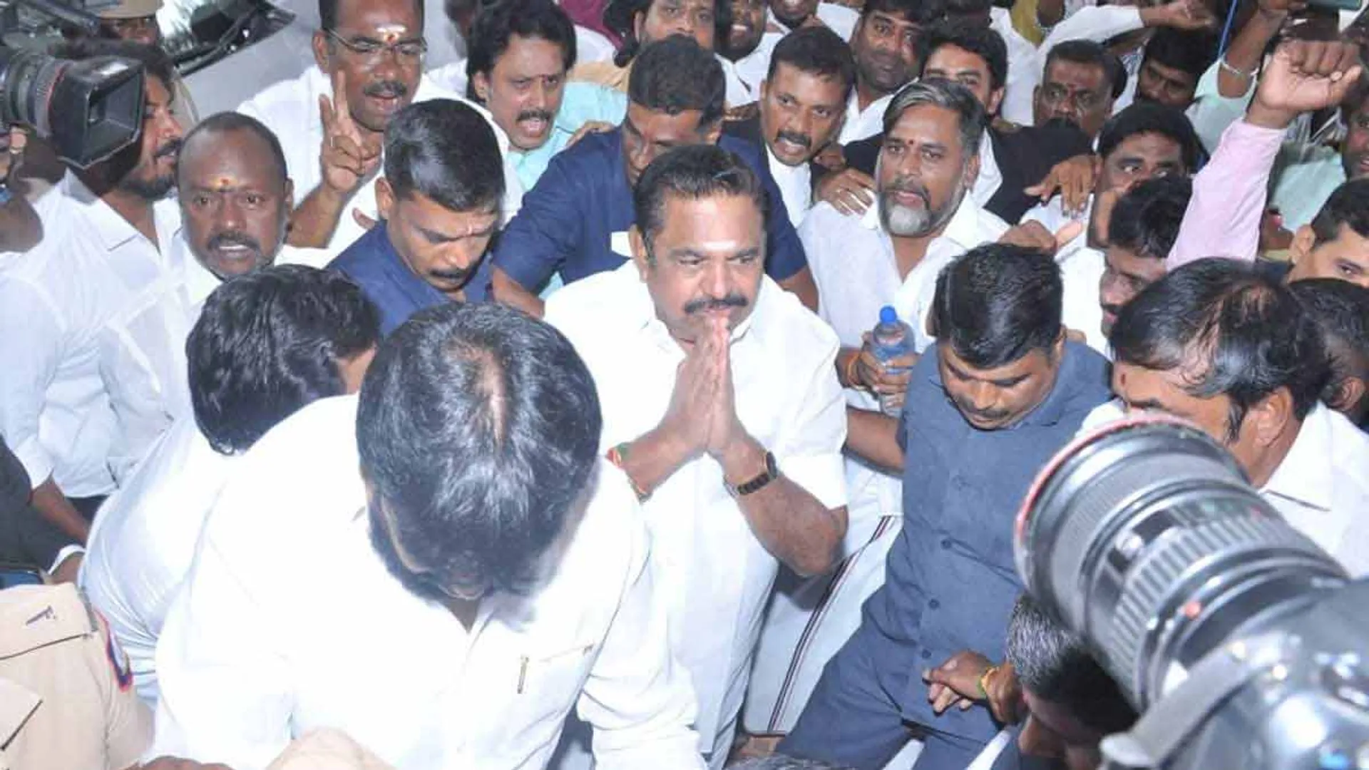 Edappadi Palaniswami suddenly withdrew the petition