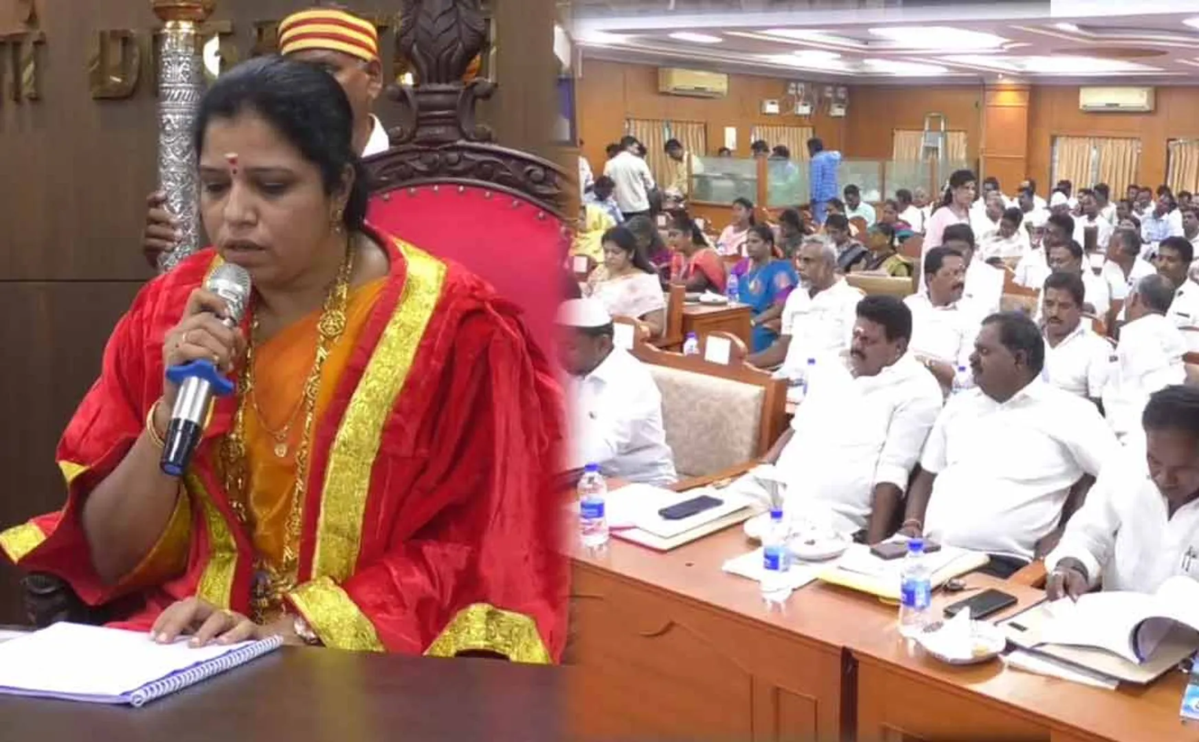  dmk deputy mayor gets angry corporation budget presentation meeting