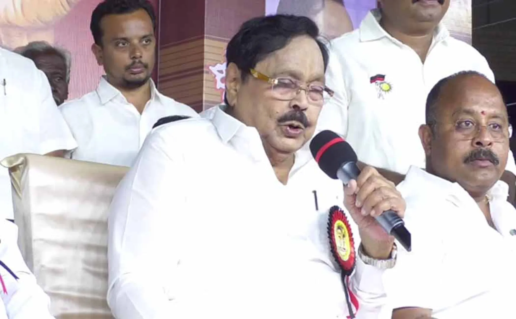Minister Duraimurugan said I am afraid that mk stalin will surpass kalaignar  