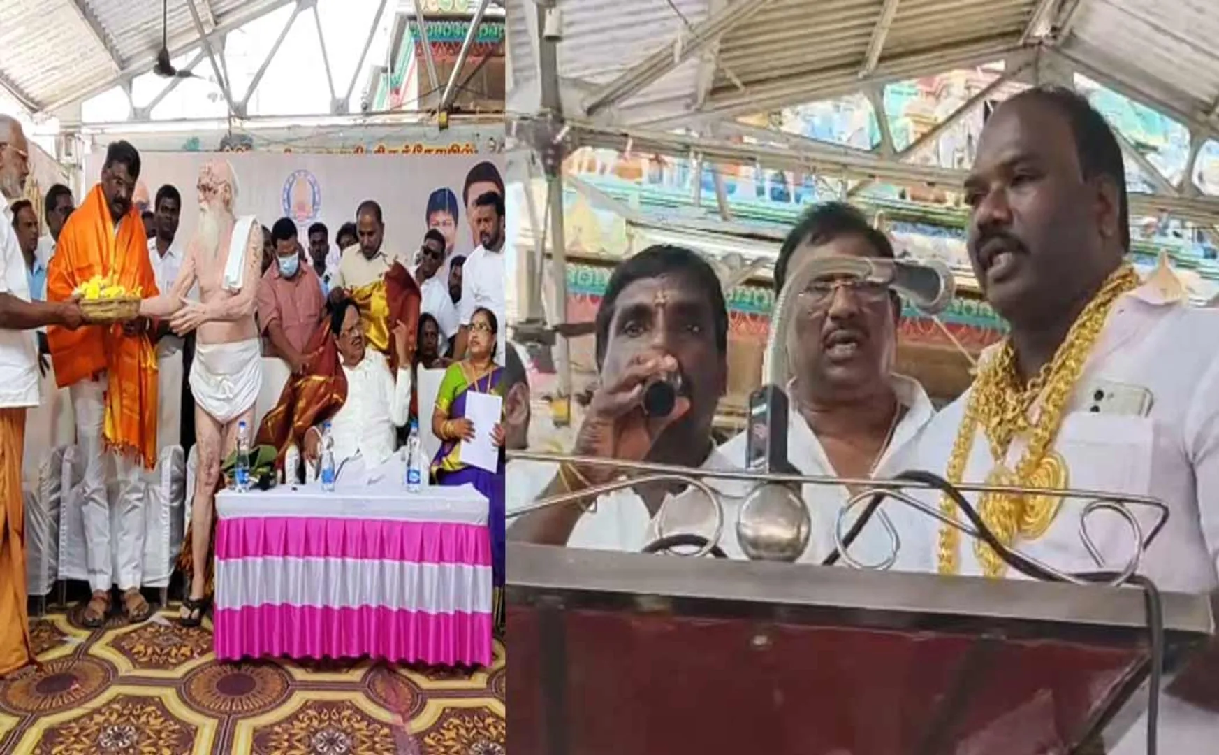 Katpadi Union group leader sings the national anthem incorrectl