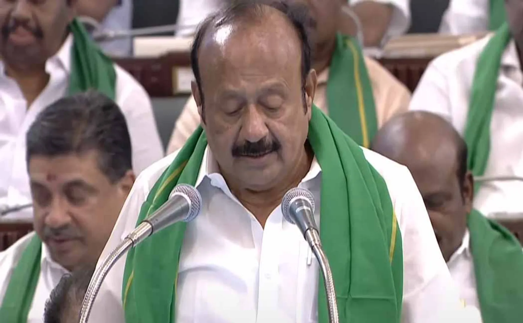Minister M.R.K. Panneerselvam announced Farmer Welfare Service Centers will be set up across Tamil Nadu