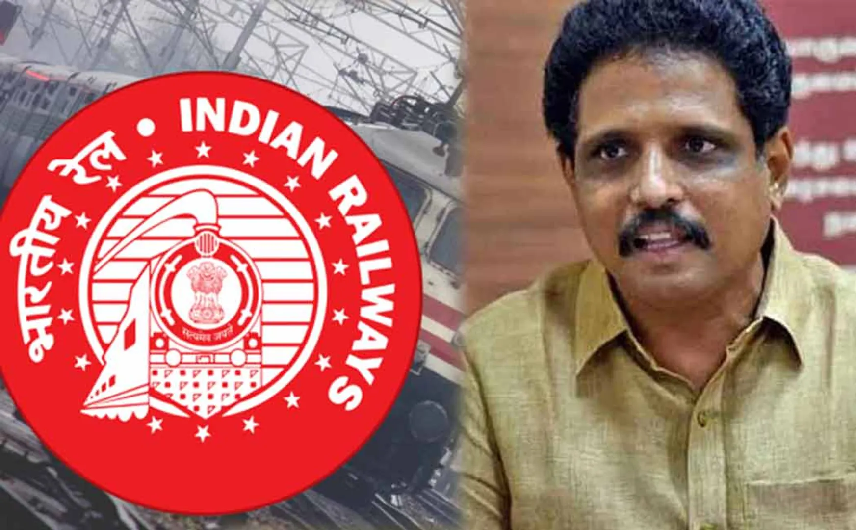  Venkatesan opposes setting railway exam centres Telangana TN candidates