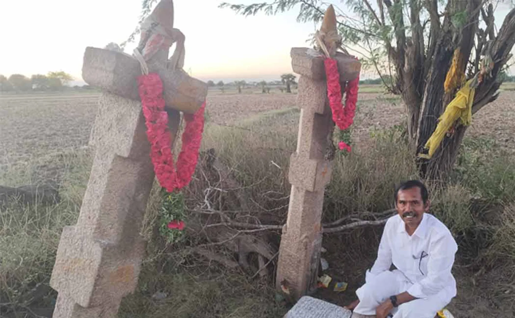Inscription discovered in which villagers offer Maruthu brothers home guards