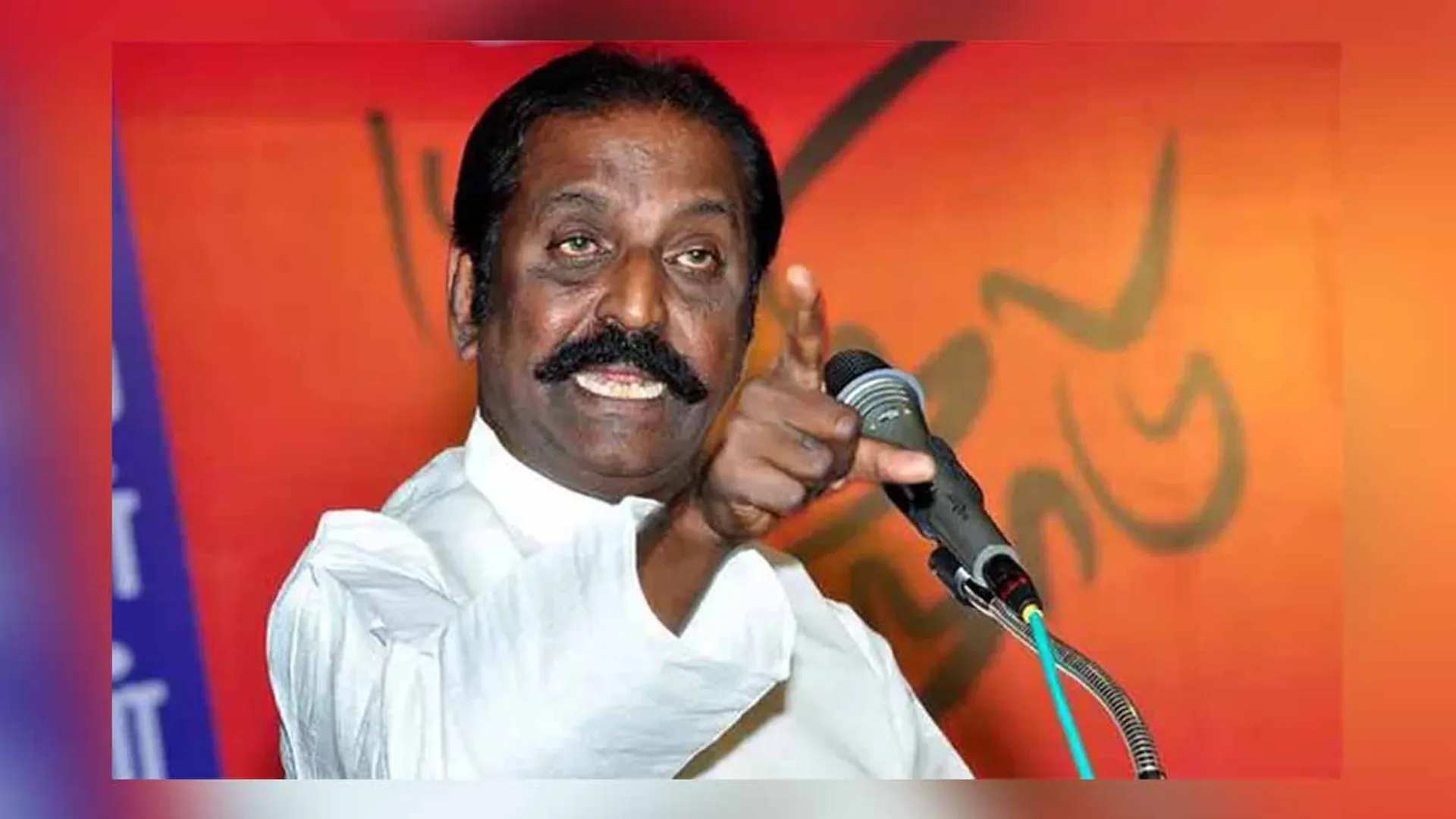 'The bilingual policy is only suitable for India' - Poet Vairamuthu's opinion