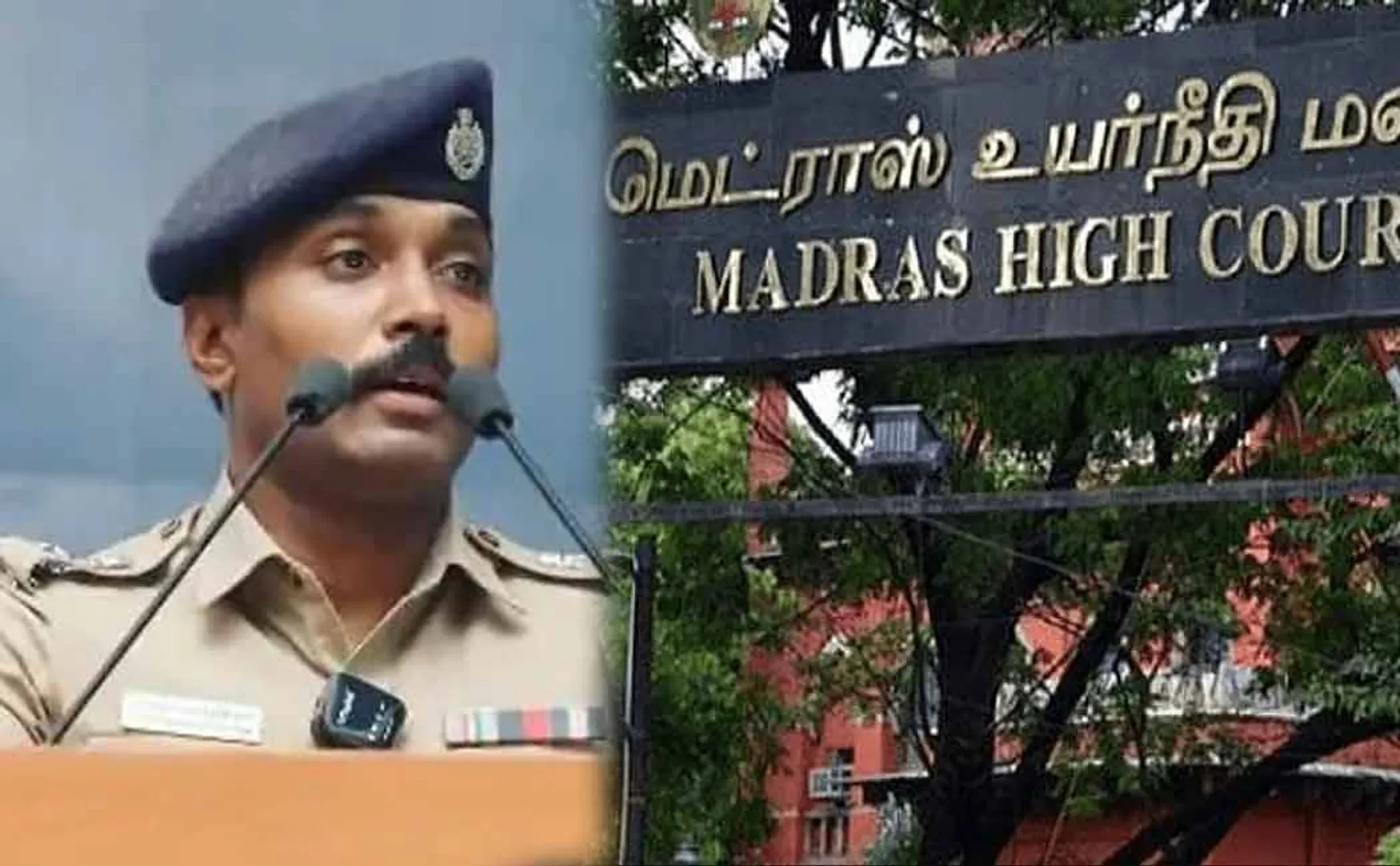 Chennai High Court rejects selvanagarathinam IPS officer request
