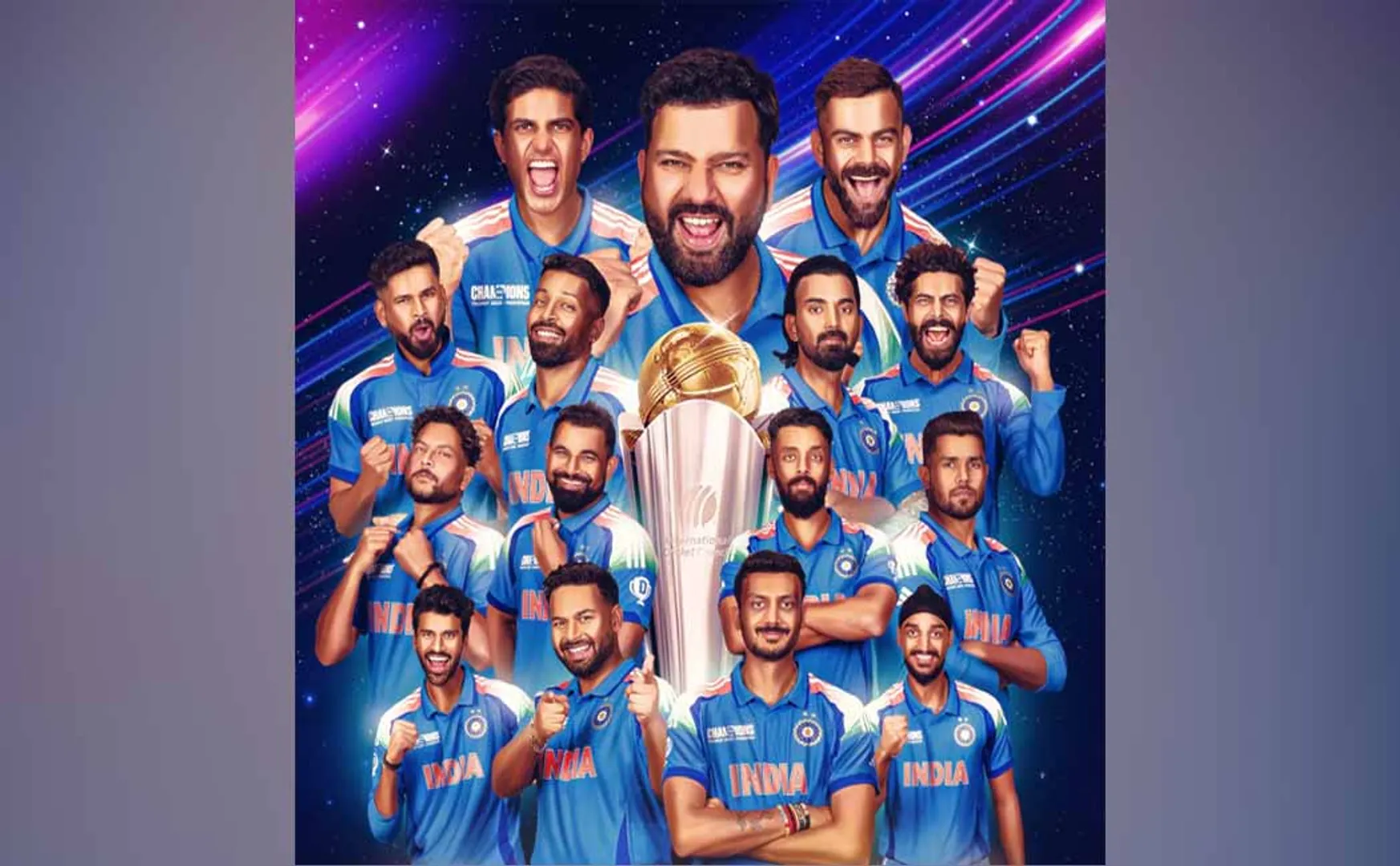 Prize announced for the Indian team that won the Champions Trophy