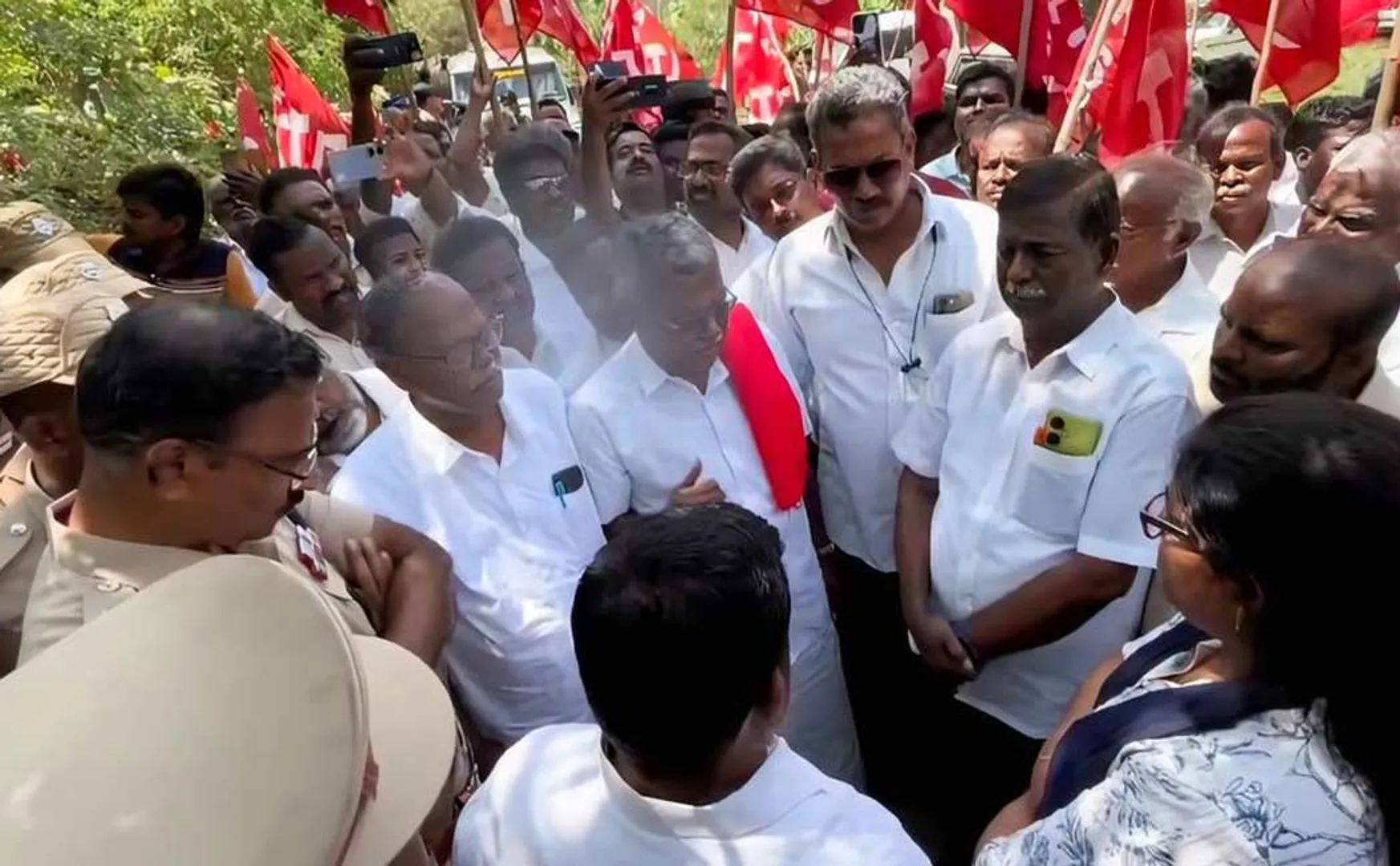 CPM State Secretary Shanmugam arrested!