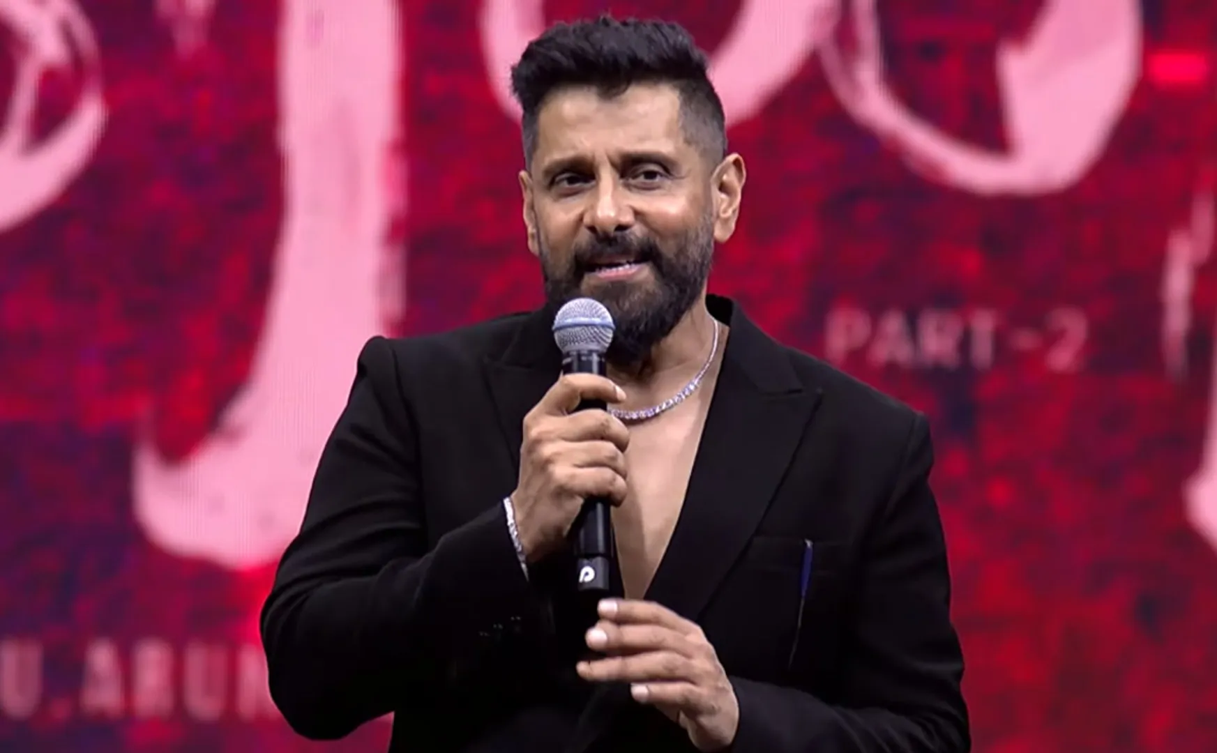 vikram speech in veera dheera sooran part 2 audio and trailer launch