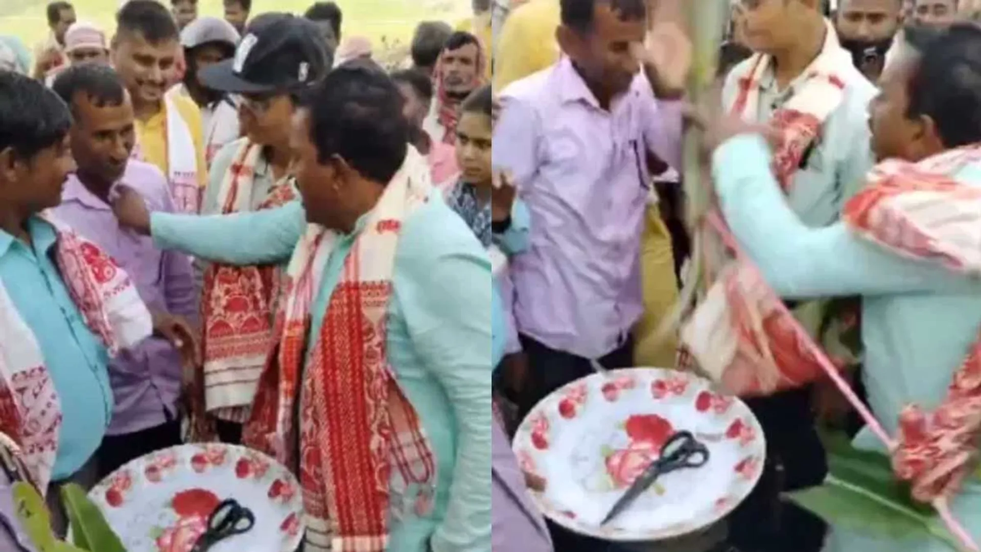'Is this the ribbon?' - MLA hits contractor with banana tree at construction ceremony