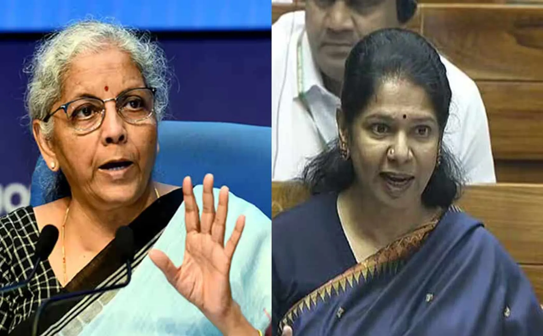 Kanimozhi's response to Nirmala Sitharaman