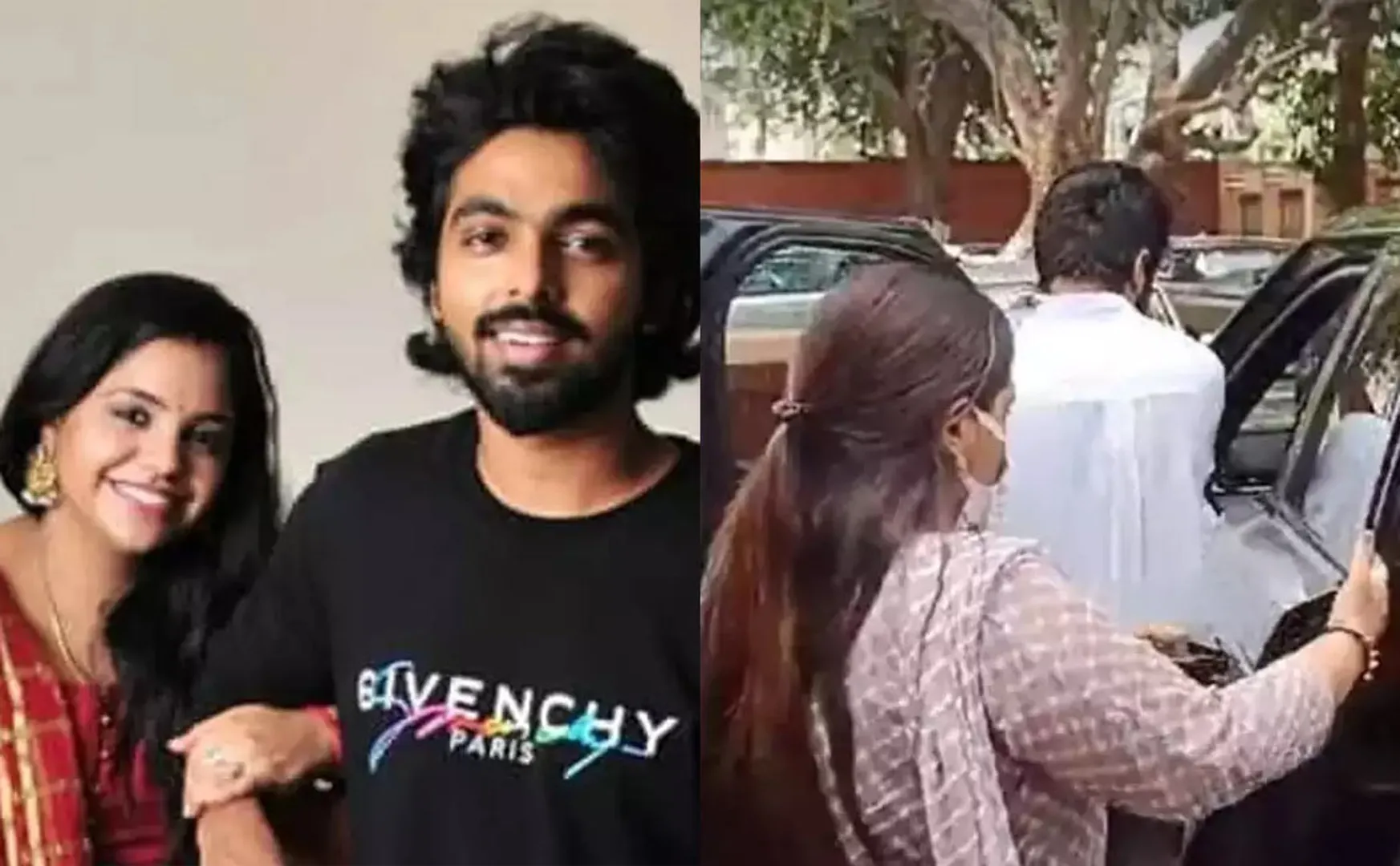 gv prakash saindhavi returned in the same car after apllied divorce in acourt
