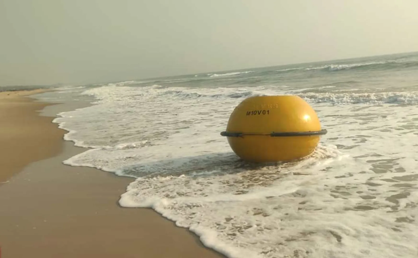 Mysterious object found floating on Samiyarpettai beach near Chidambaram