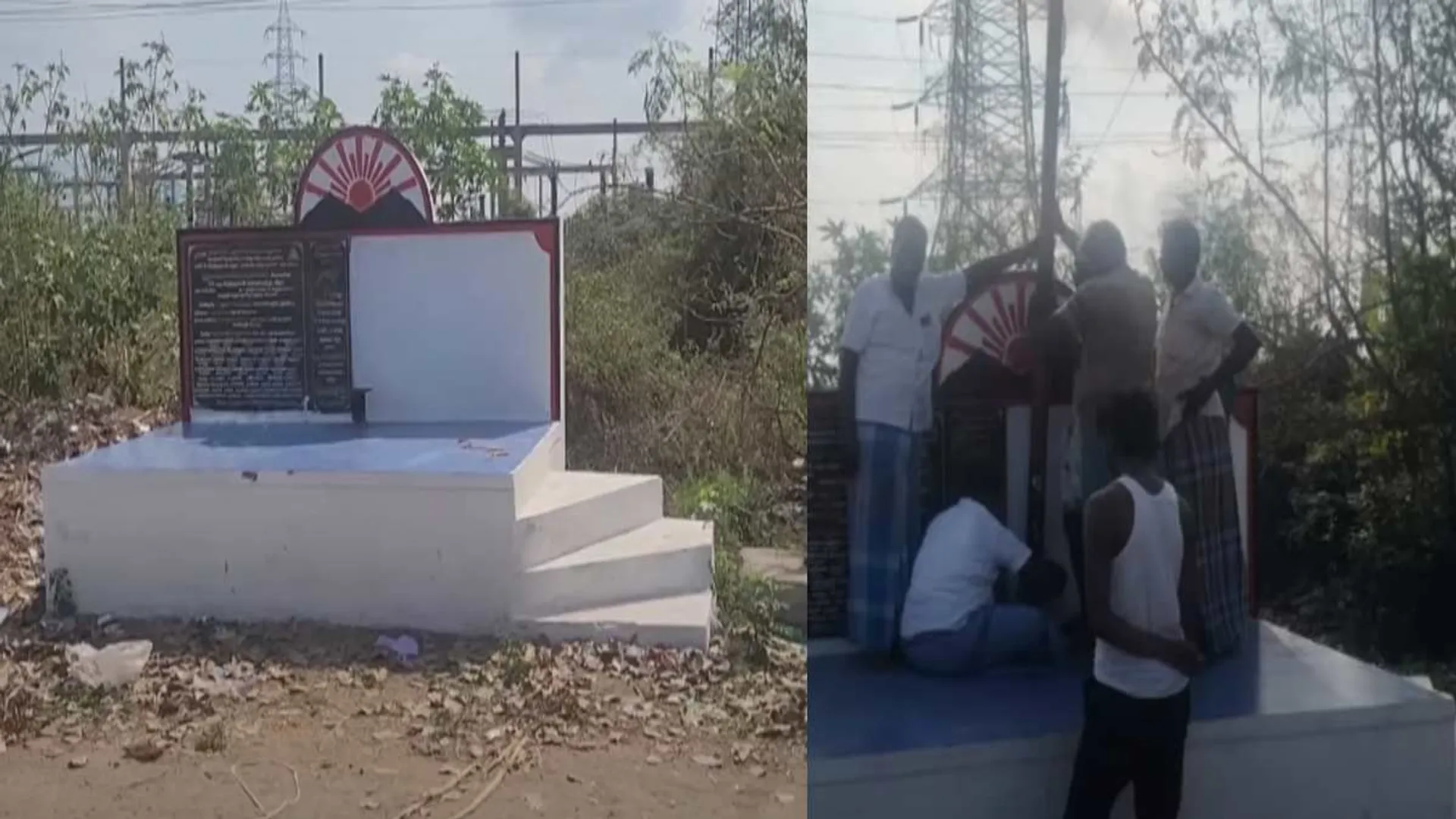 Accident while trying to remove DMK flagpole; Tragedy in Krishnagiri