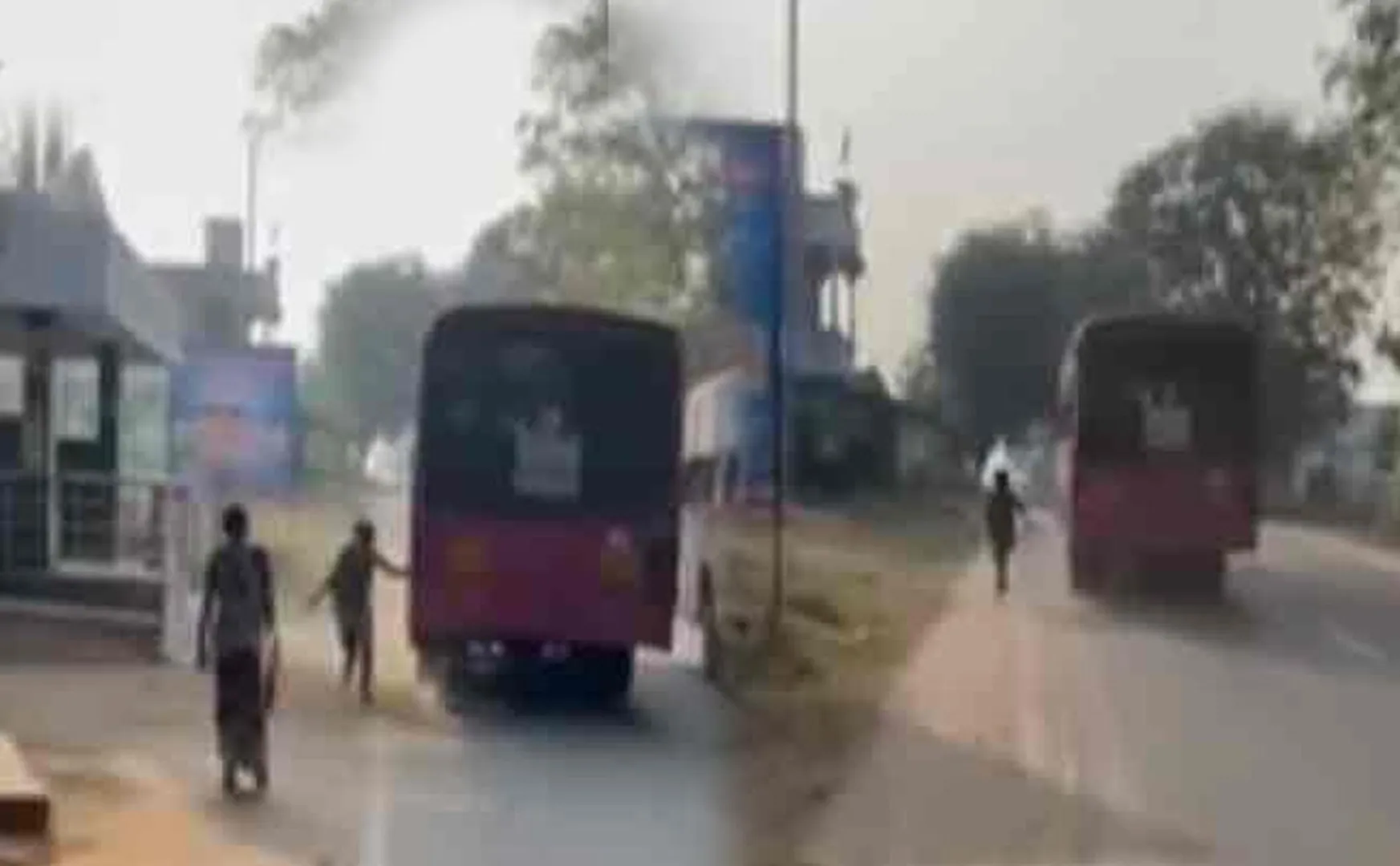 government bus Conductor, driver suspended Not picking up student