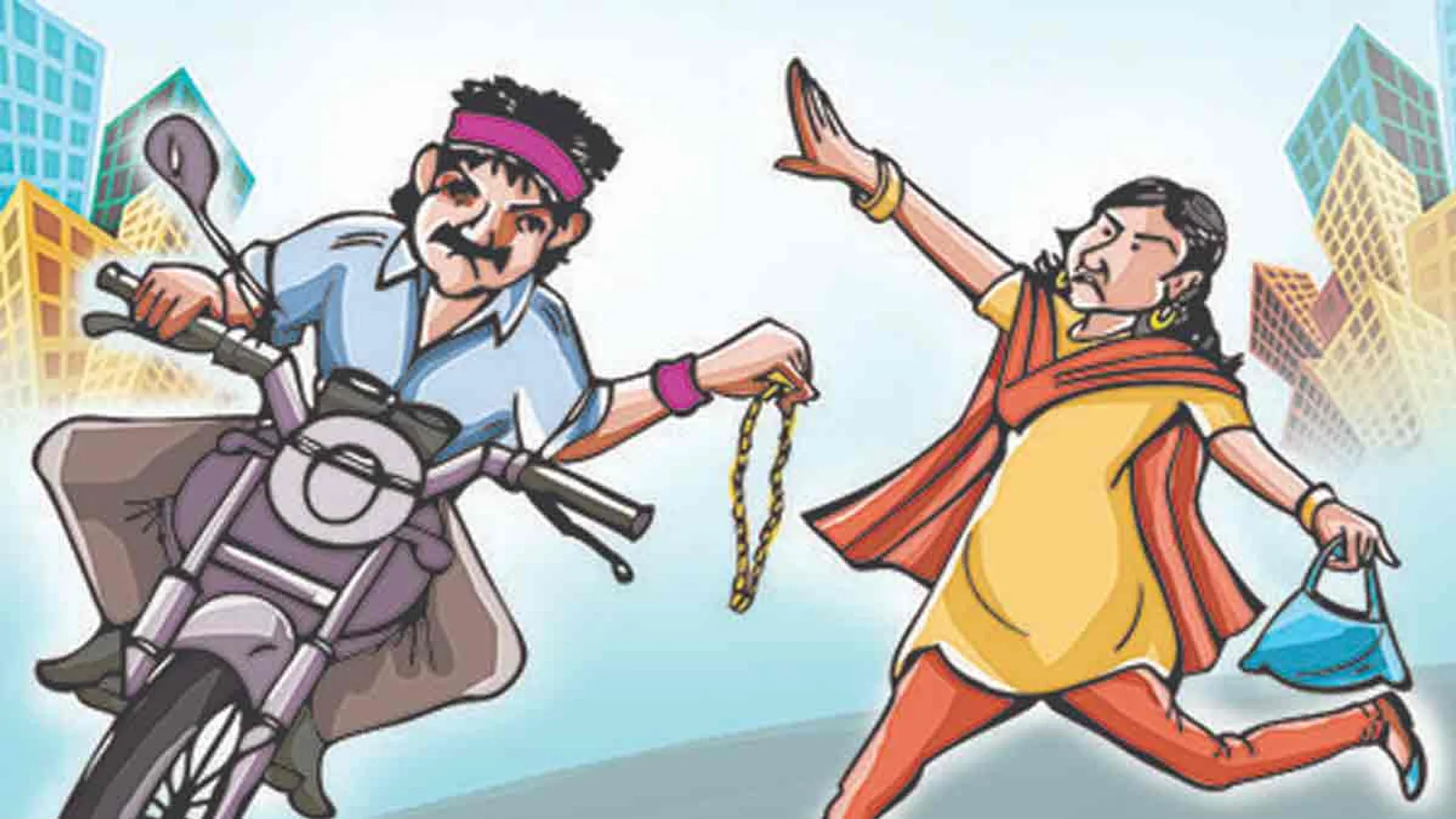 Robberies at 8 places in one morning; Chennai is in a state of panic