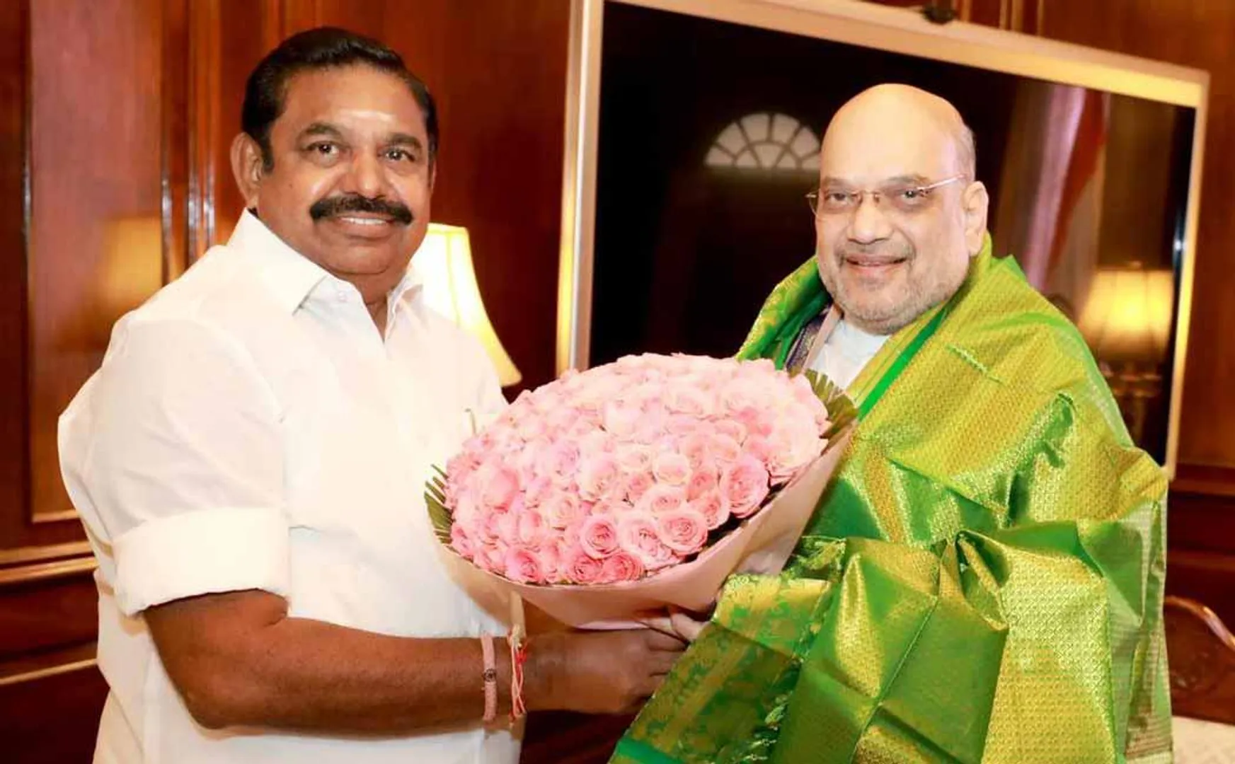 Edappadi Palaniswami meets Union Minister Amit Shah