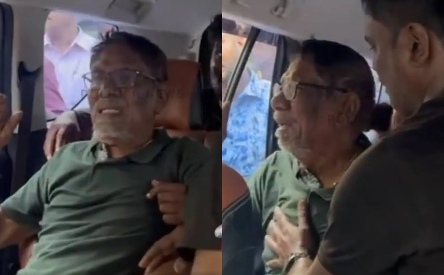 Bharathiraja cries after Manoj's cremation